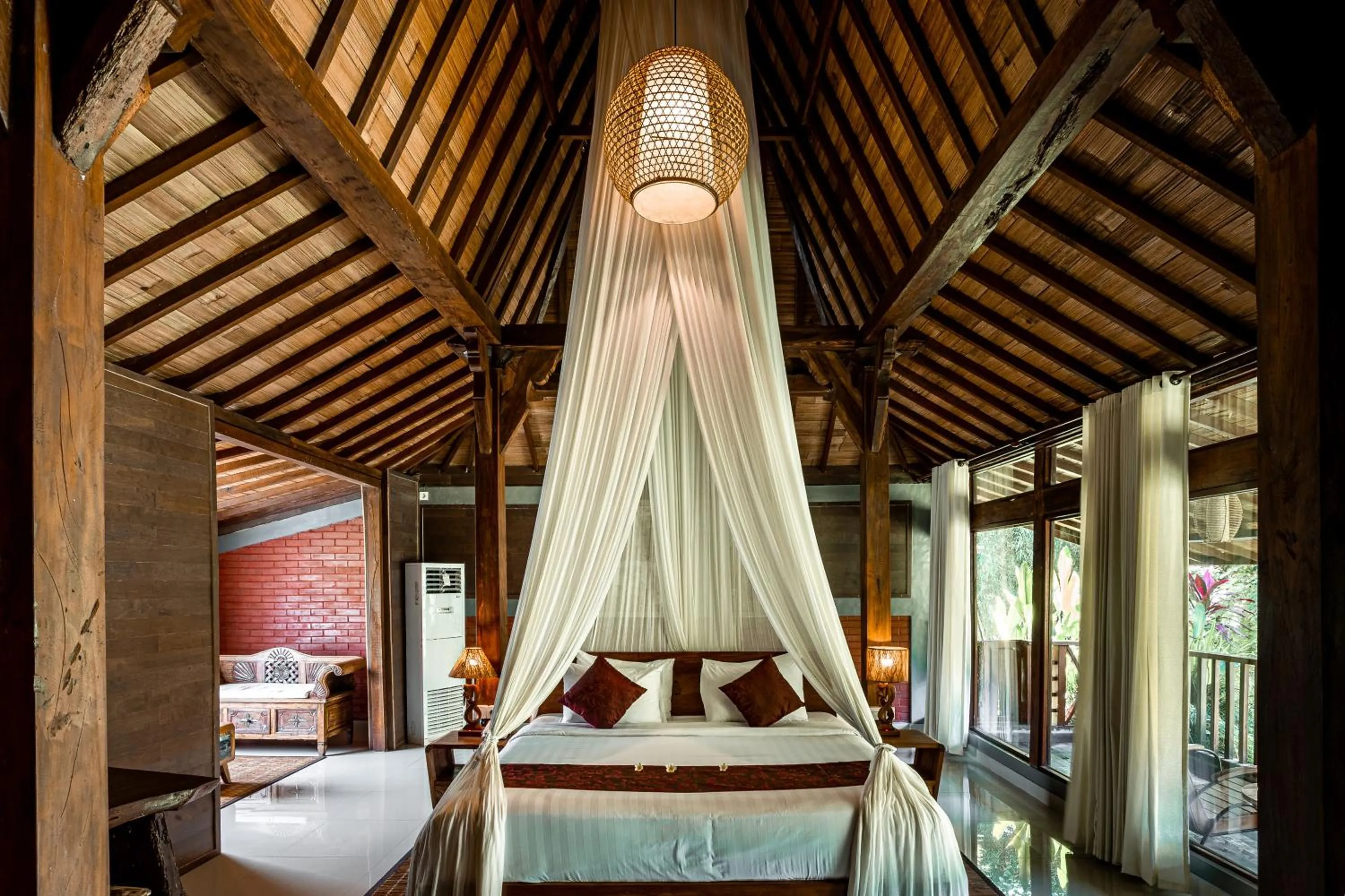 Bedroom, Bed in Keramas Sacred River Retreat Resort and Villa