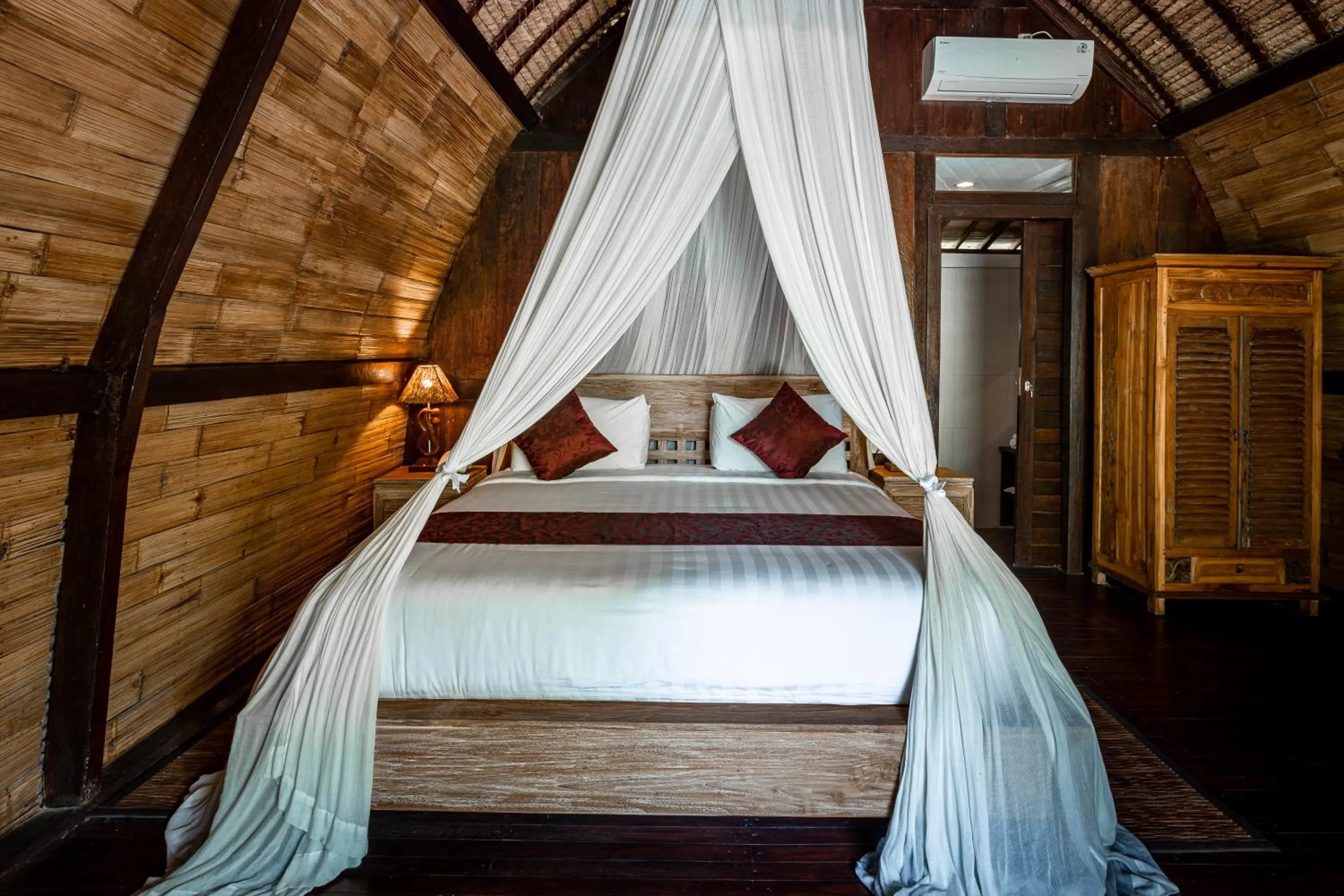 Bedroom, Bed in Keramas Sacred River Retreat Resort and Villa