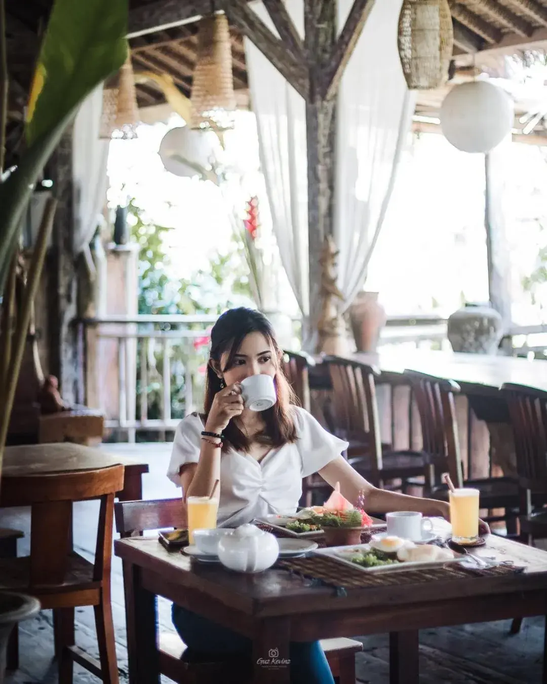 Restaurant/places to eat in Keramas Sacred River Retreat Resort and Villa Restaurant/places to eat in Keramas Sacred River Retreat Resort and Villa