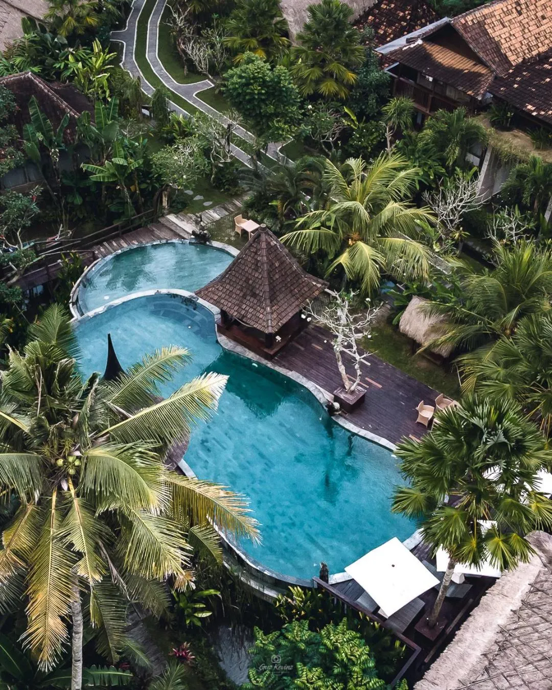 Bird's eye view in Keramas Sacred River Retreat Resort and Villa