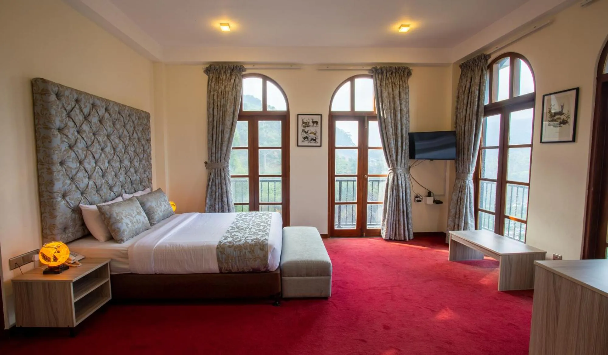 View (from property/room), Bed in The Wind Castle