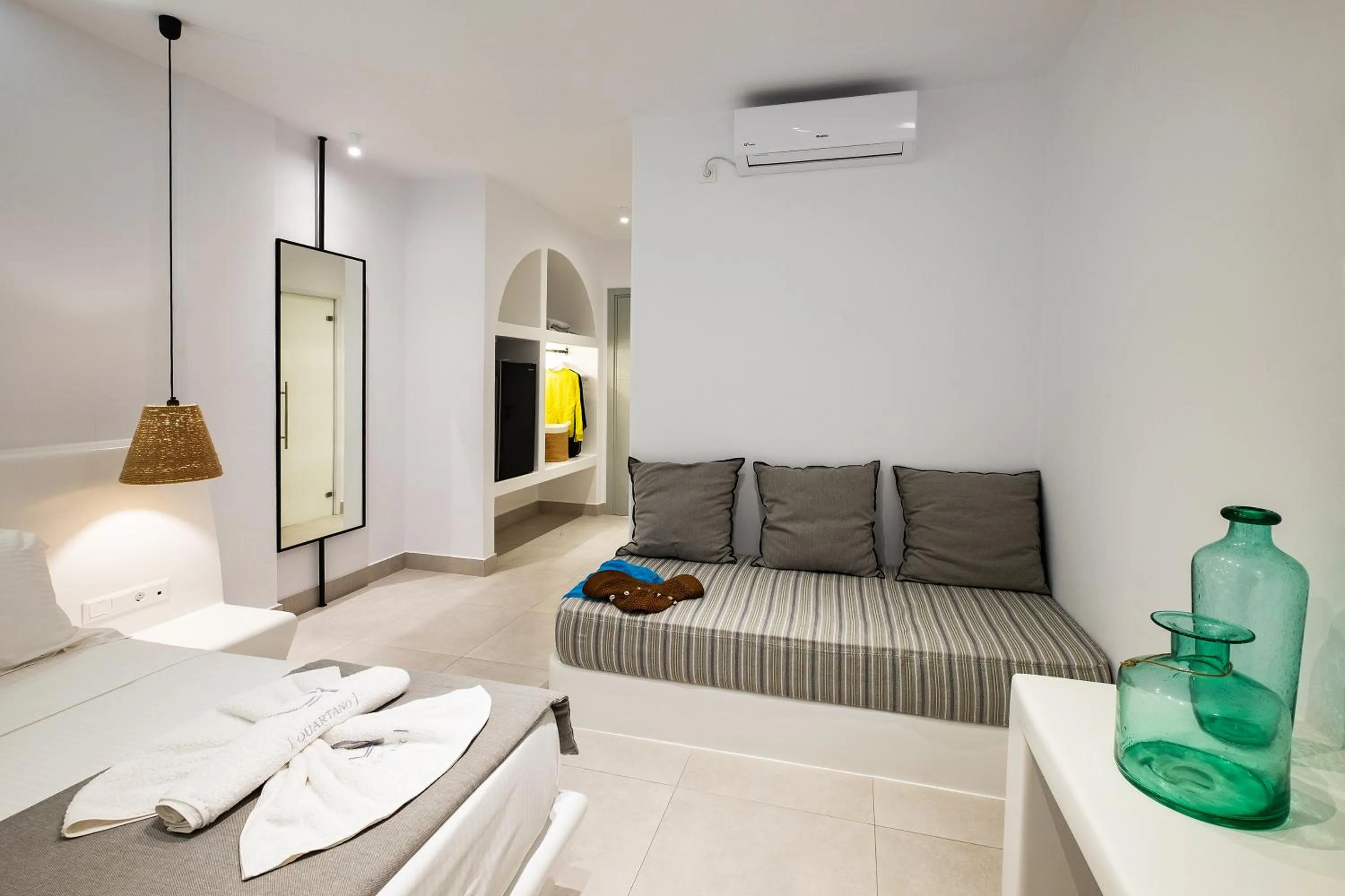 Bed in Quartano Luxury Cycladic Residence, Adults Only (13+)