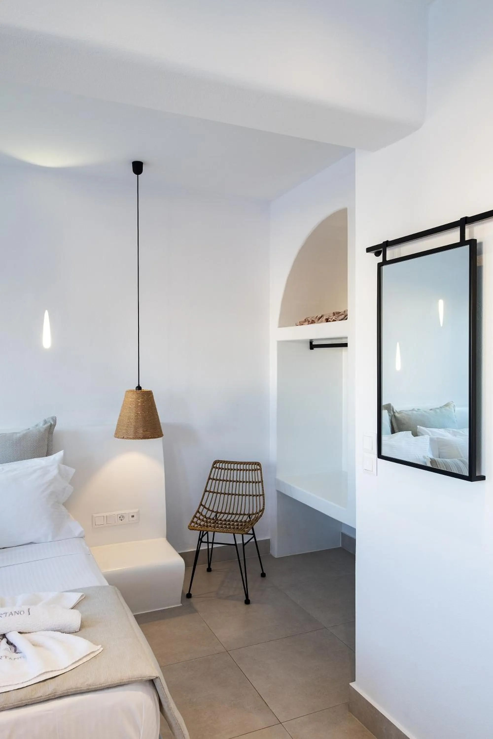 Bed in Quartano Luxury Cycladic Residence, Adults Only (13+)