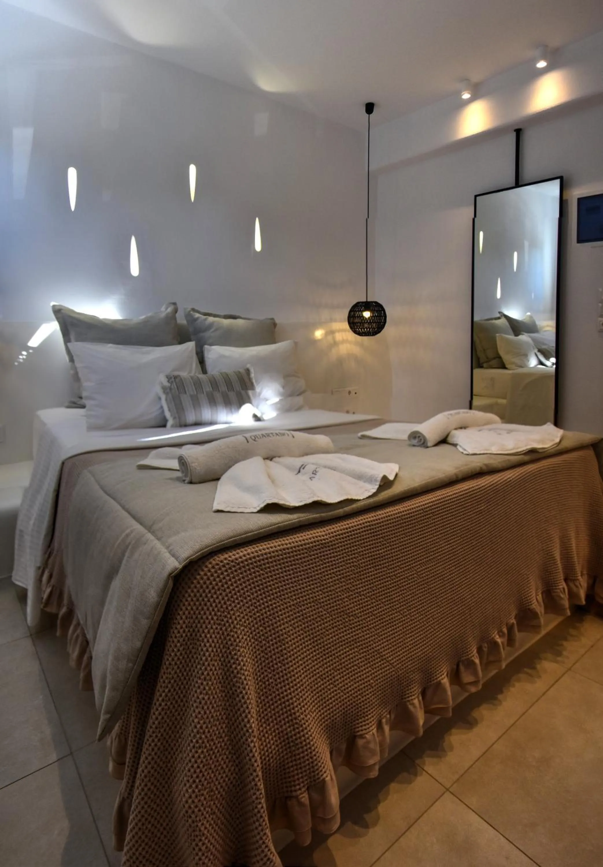 Bed in Quartano Luxury Cycladic Residence, Adults Only (13+)
