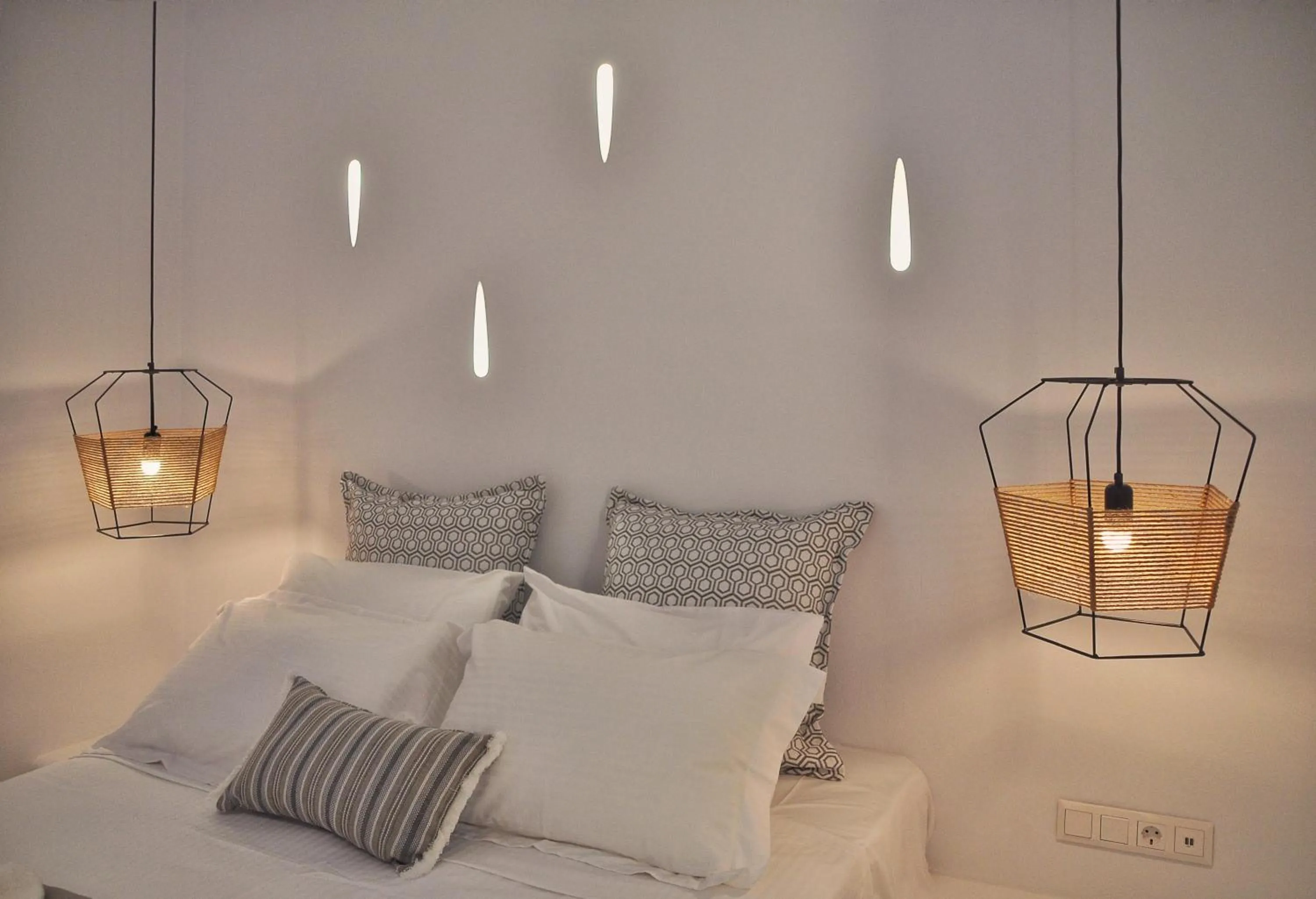 Bed in Quartano Luxury Cycladic Residence, Adults Only (13+)