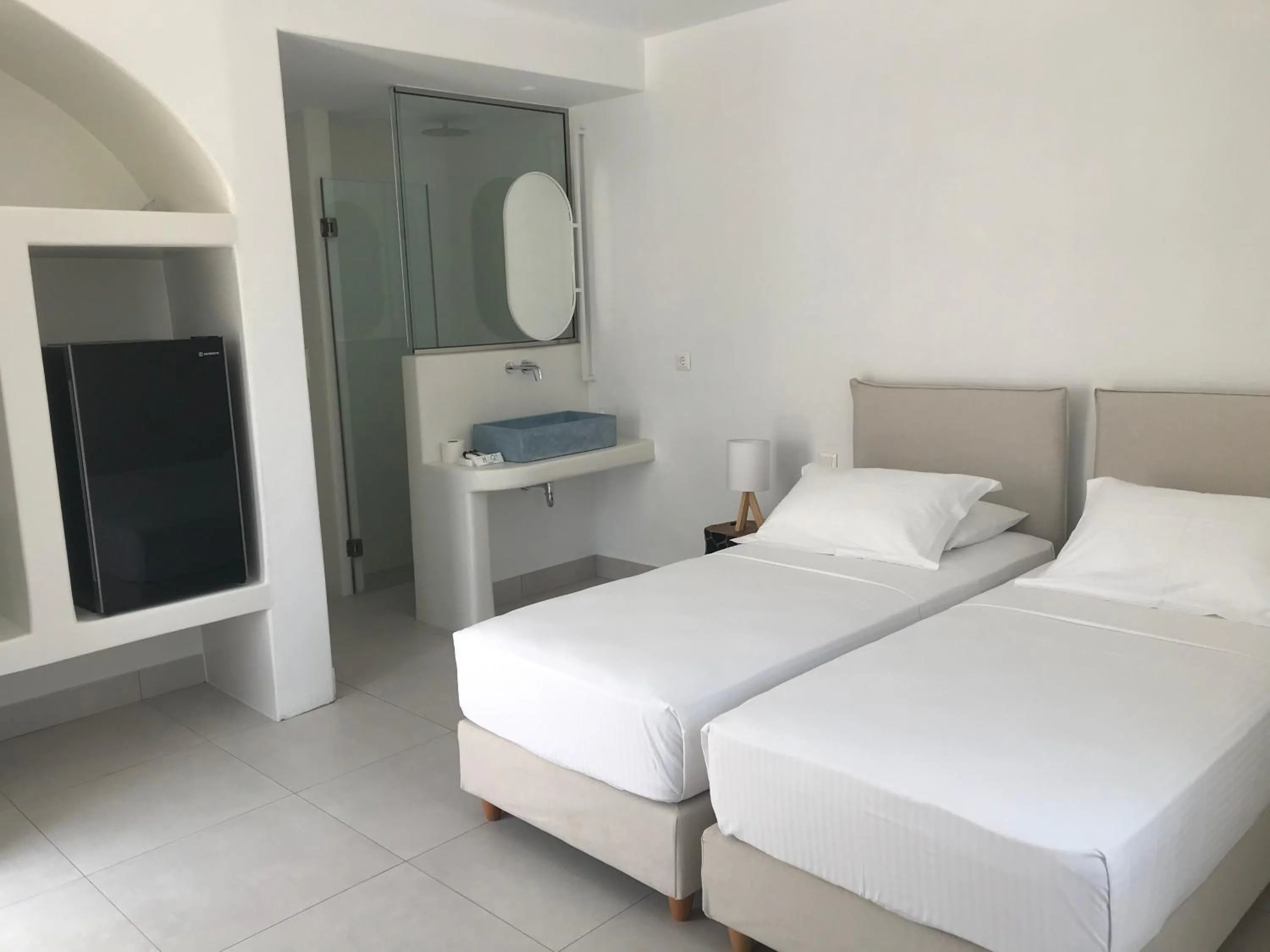 Bed in Quartano Luxury Cycladic Residence, Adults Only (13+)