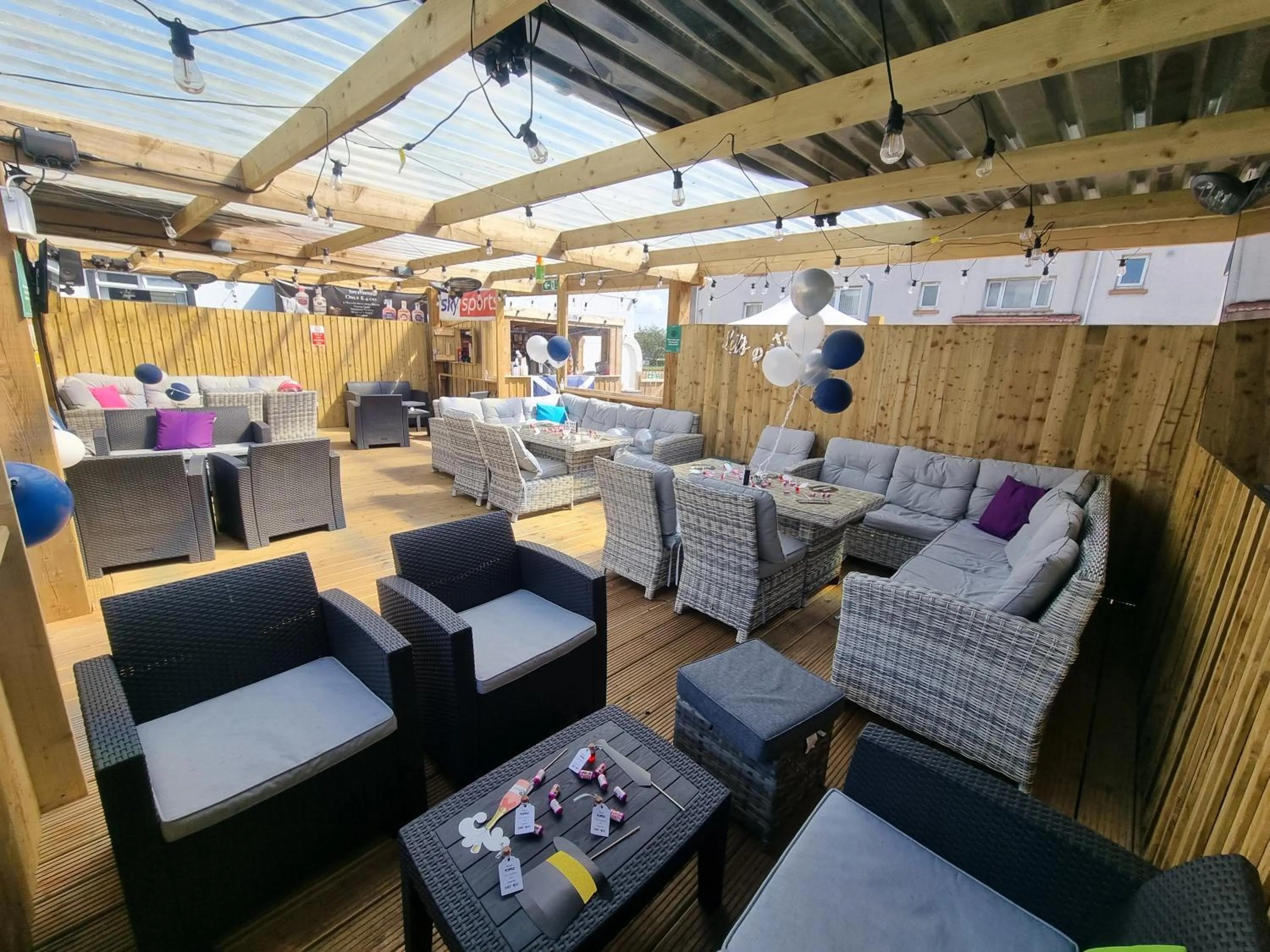 Patio in The Swan Inn