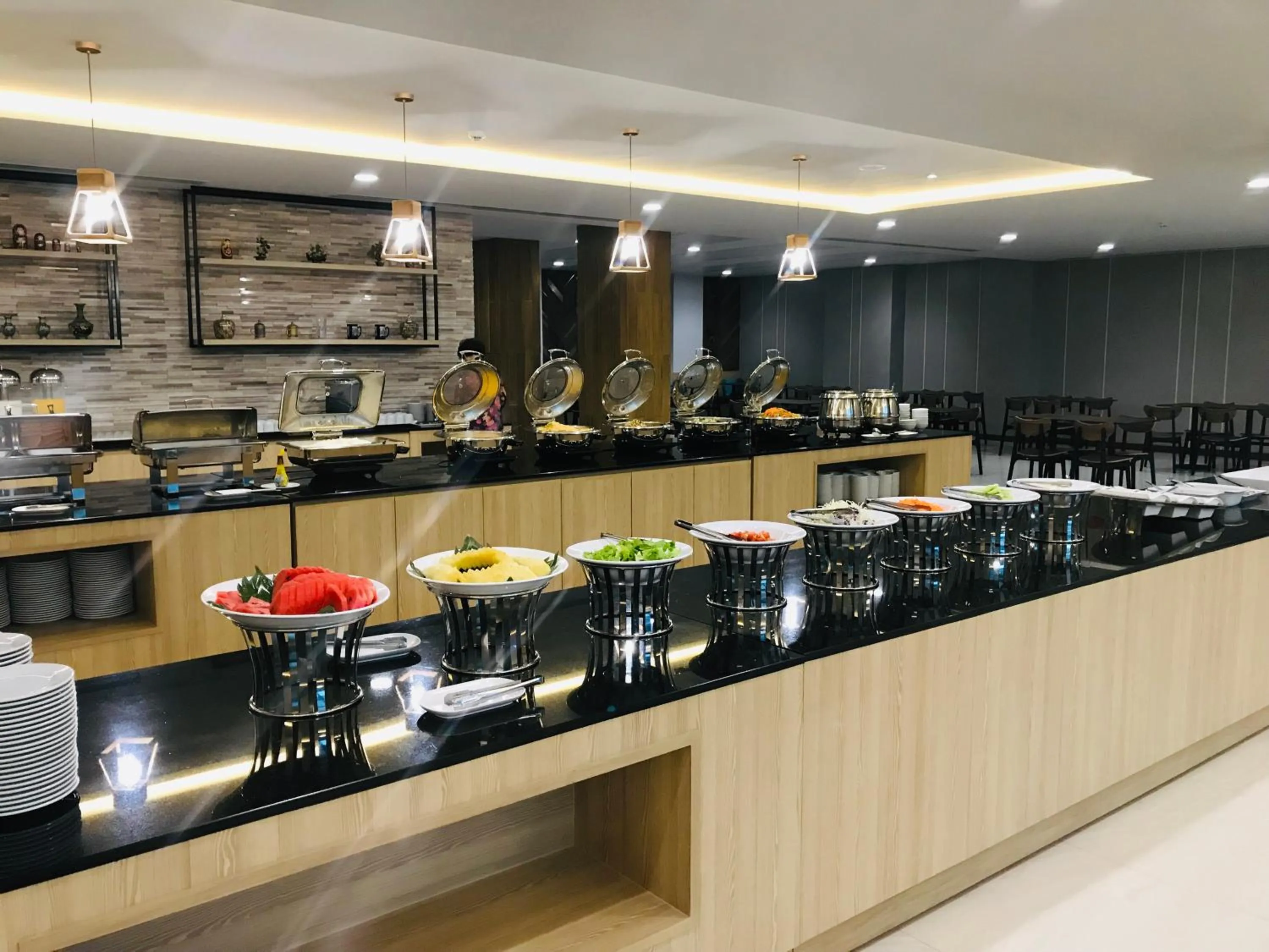 Buffet breakfast in Paragon Grand Resort