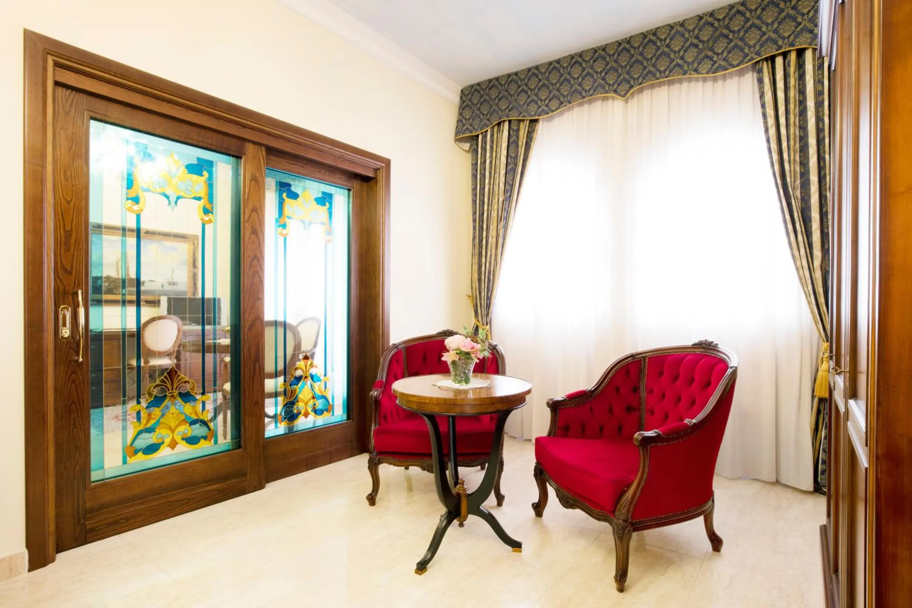 Living room in Grand Hotel President Living room in Grand Hotel President