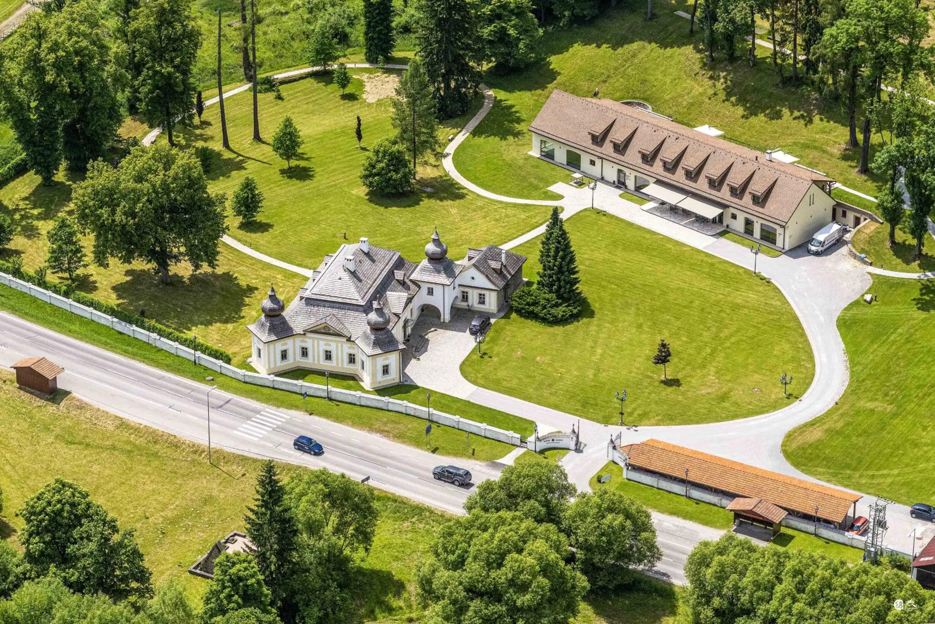 Natural landscape in Kaštieľ Kubínyi