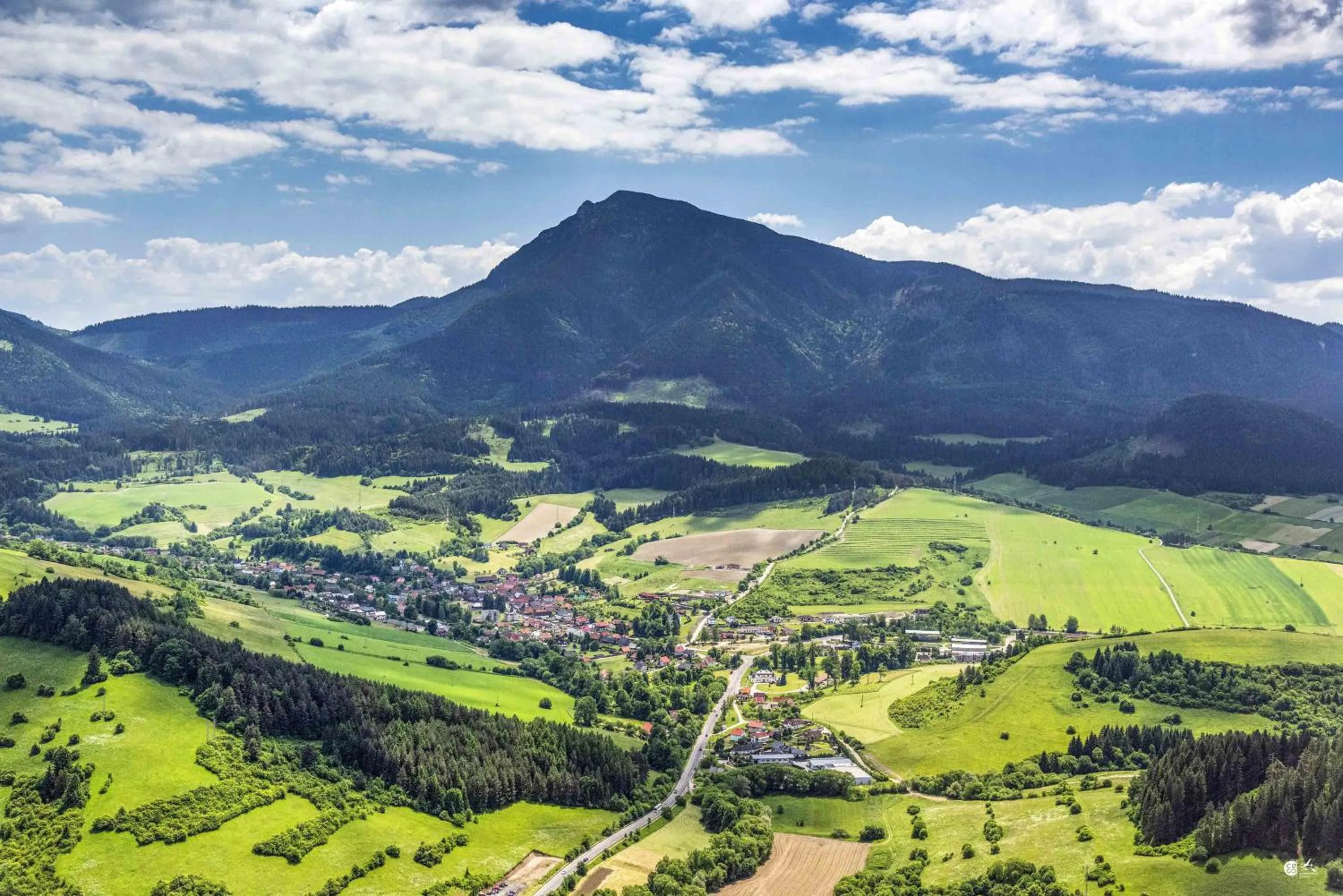 Natural landscape in Kaštieľ Kubínyi