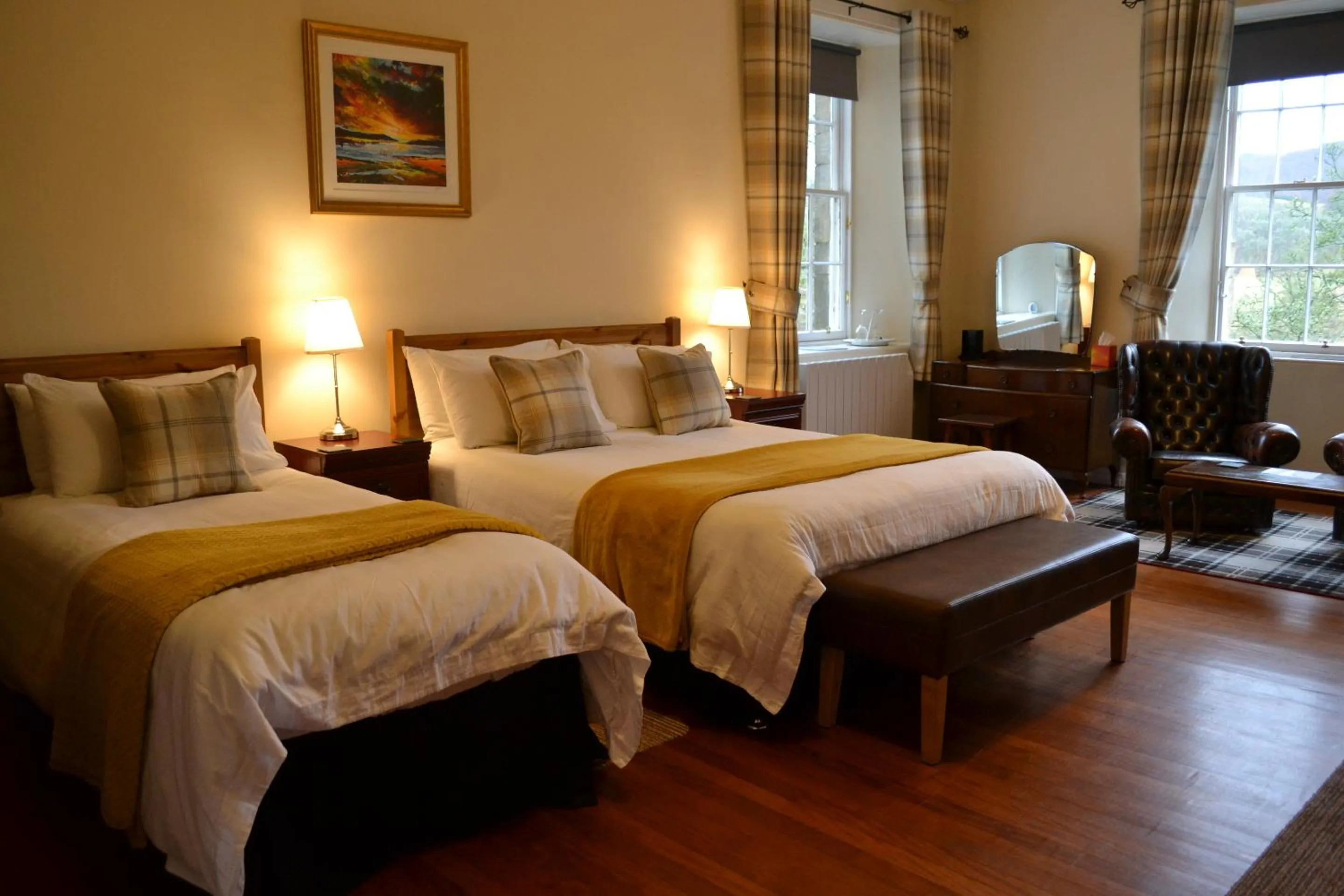 Bedroom, Bed in Cuil-An-Daraich Guest House