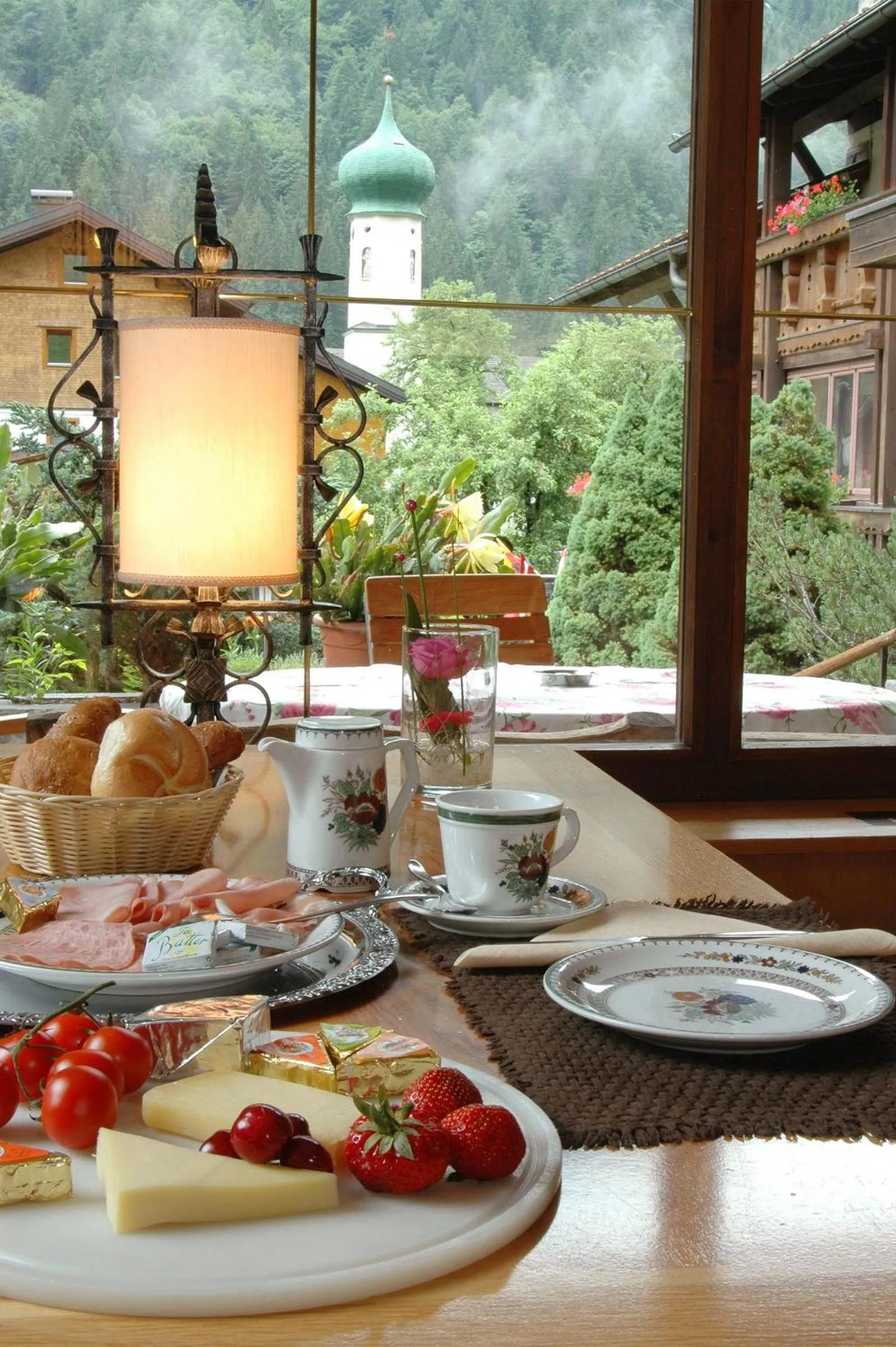 Buffet breakfast in Pension Christophorus Hotel Garni
