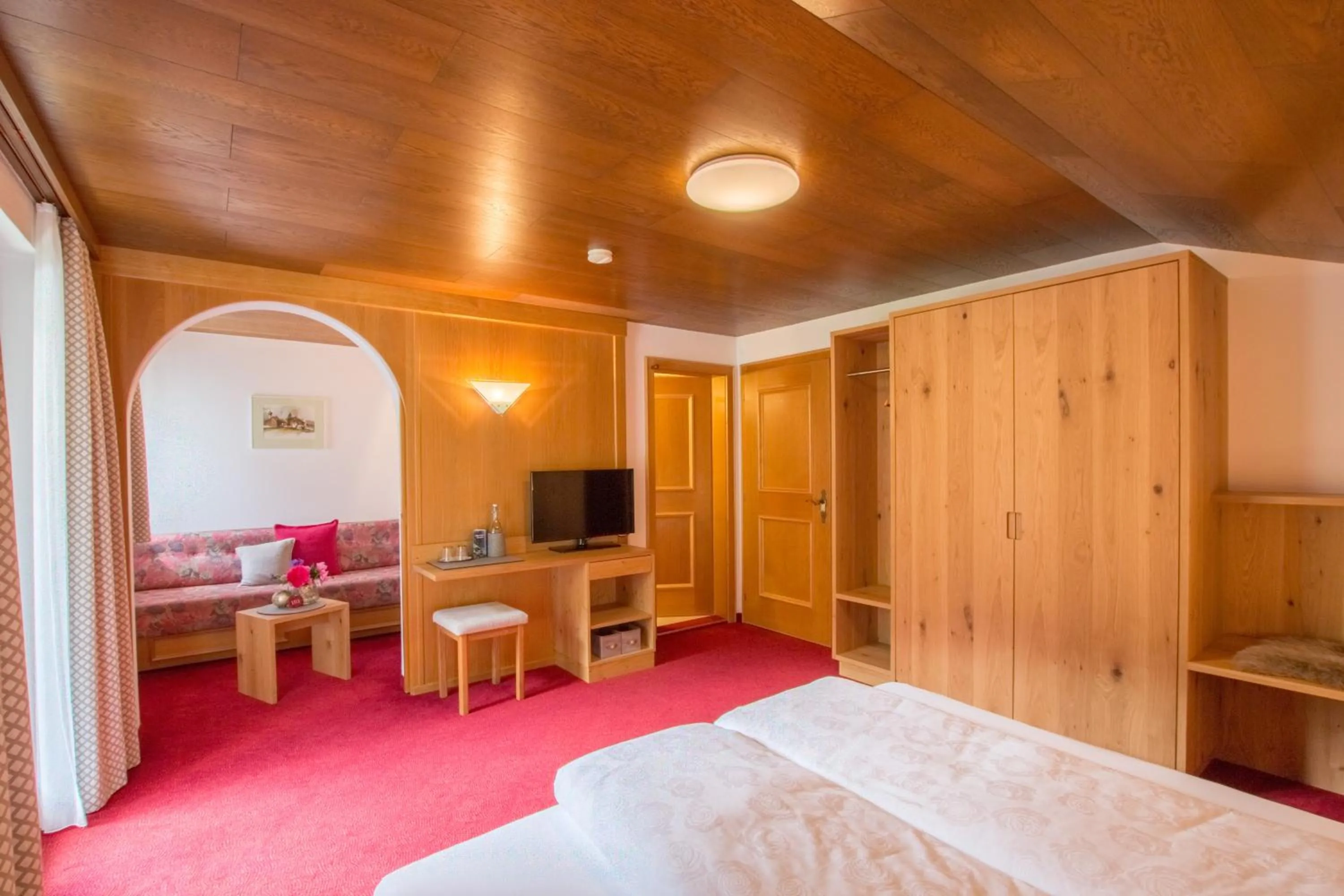 Bedroom, Bed in Pension Christophorus Hotel Garni