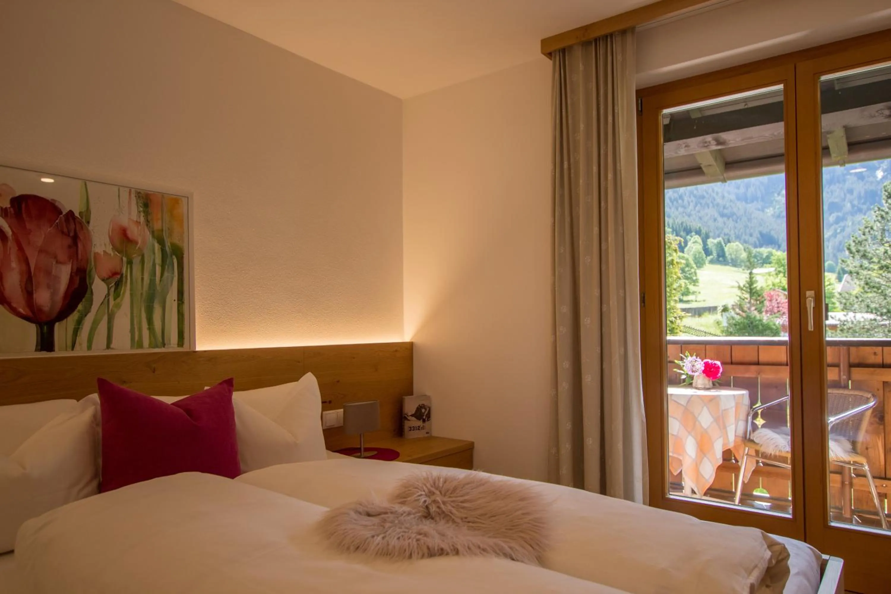 Bedroom, Bed in Pension Christophorus Hotel Garni