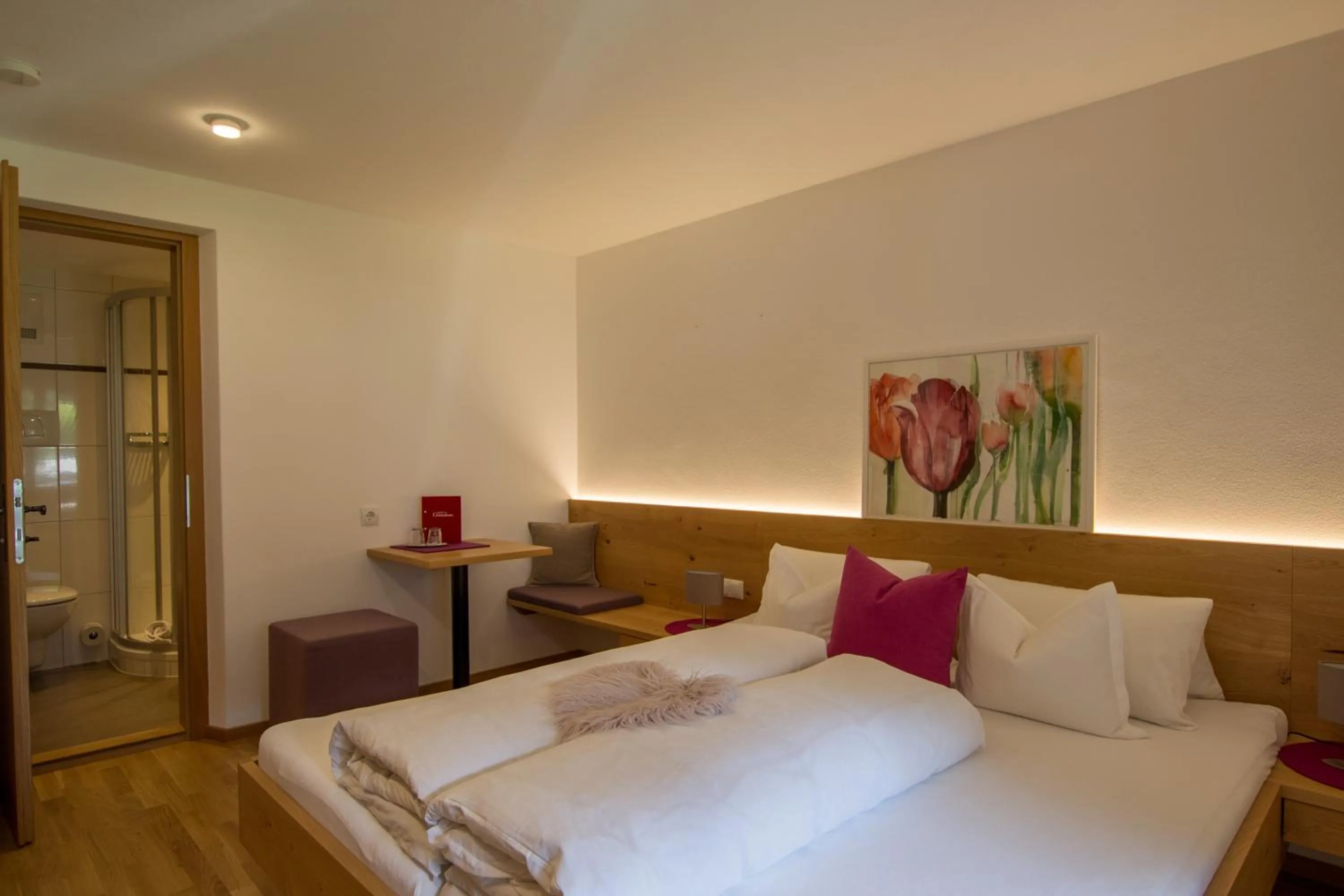 Bedroom, Bed in Pension Christophorus Hotel Garni