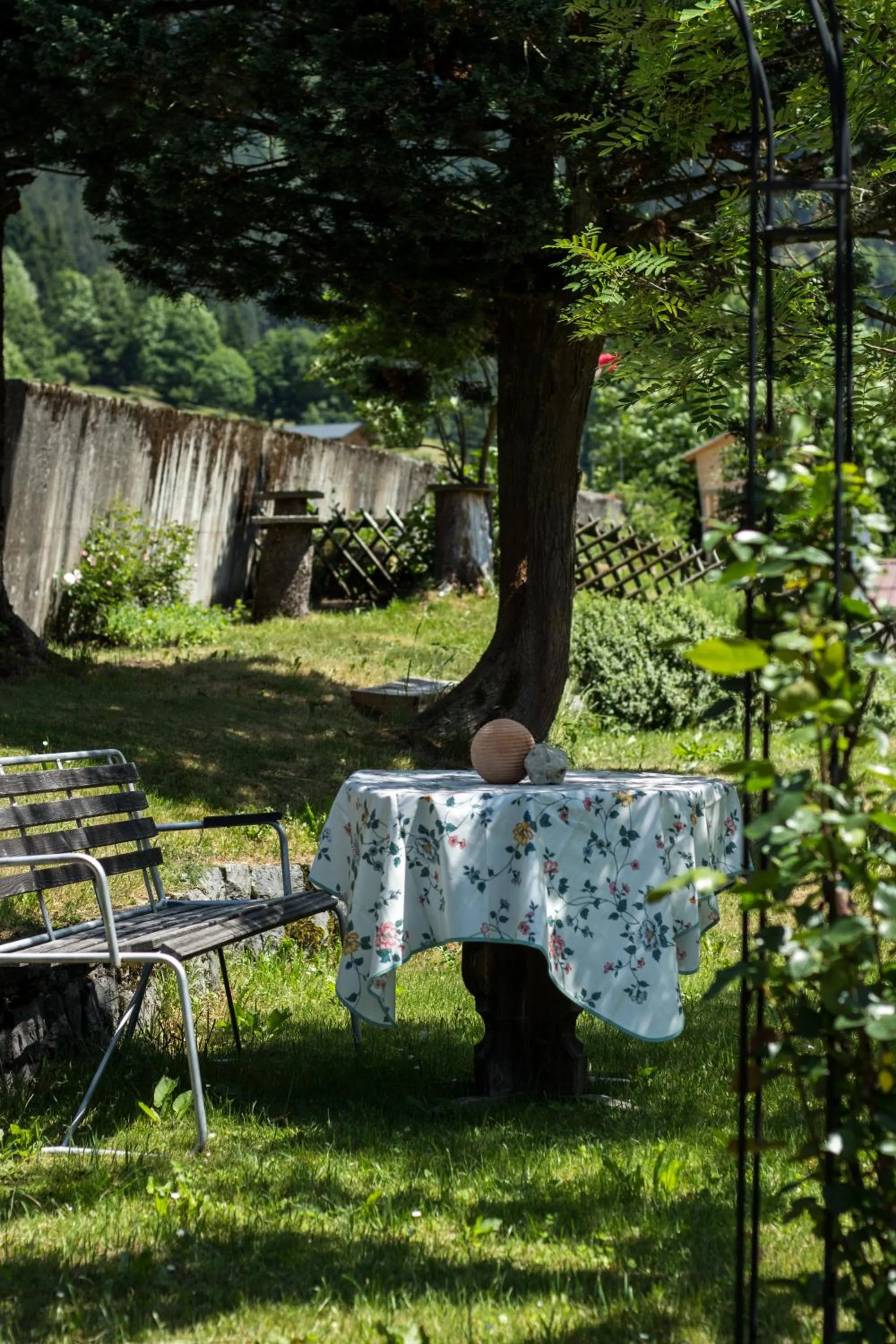 Garden in Pension Christophorus Hotel Garni