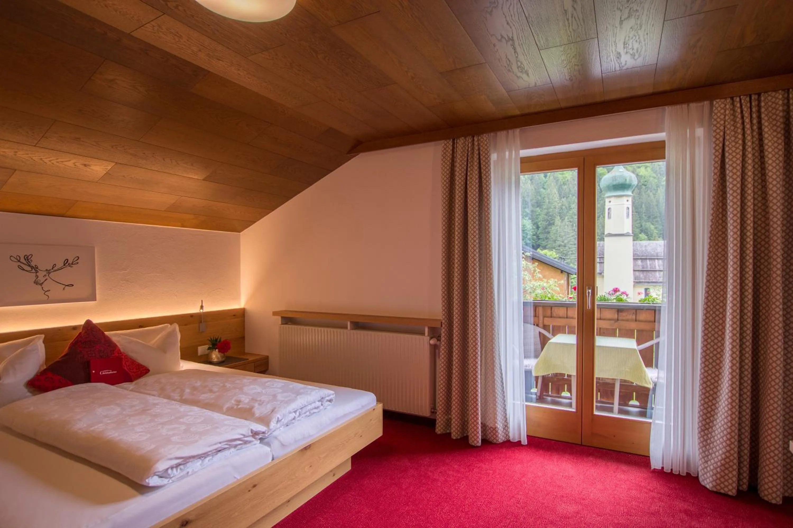 Bedroom, Bed in Pension Christophorus Hotel Garni