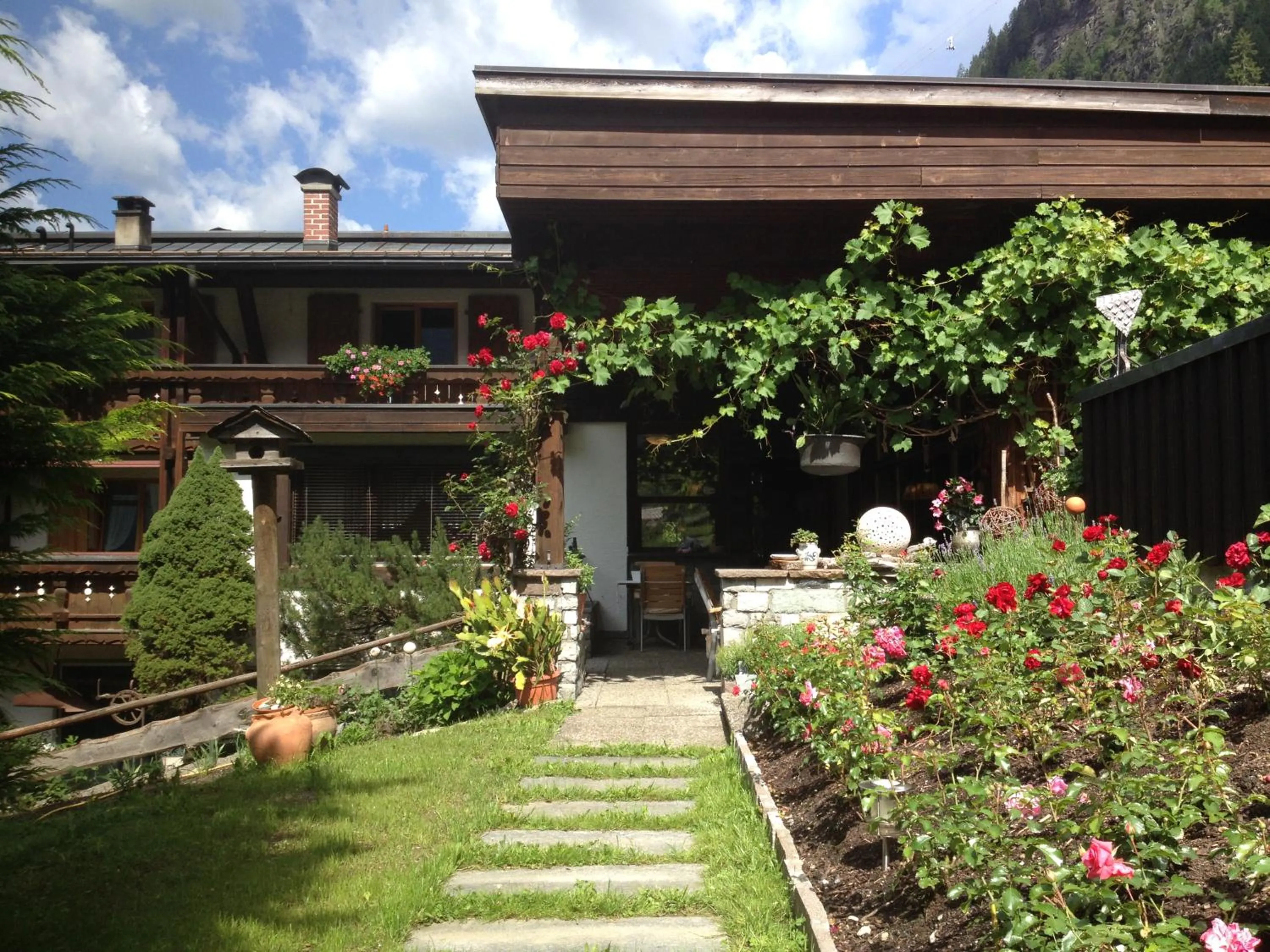 Patio in Pension Christophorus Hotel Garni