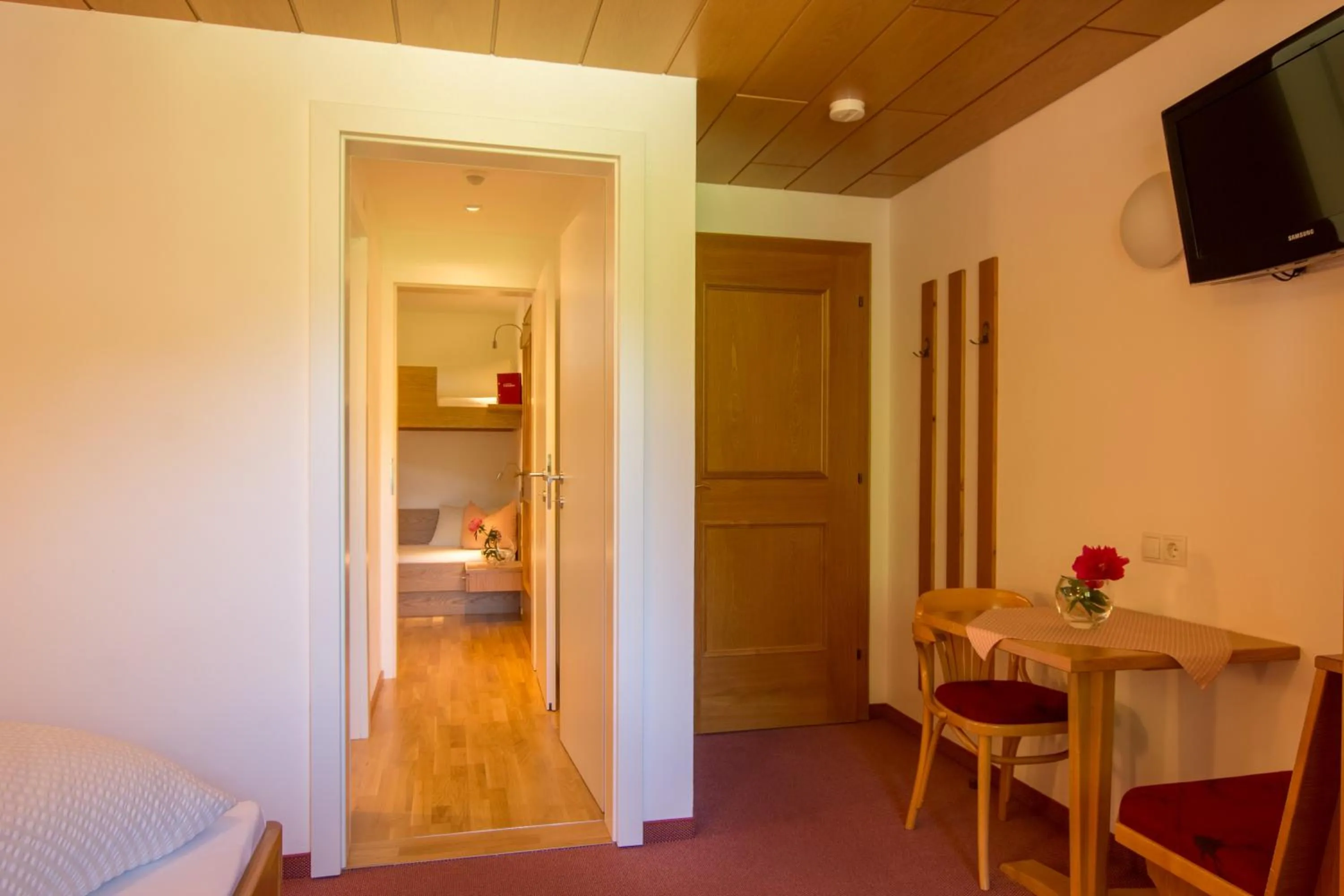 Bedroom in Pension Christophorus Hotel Garni