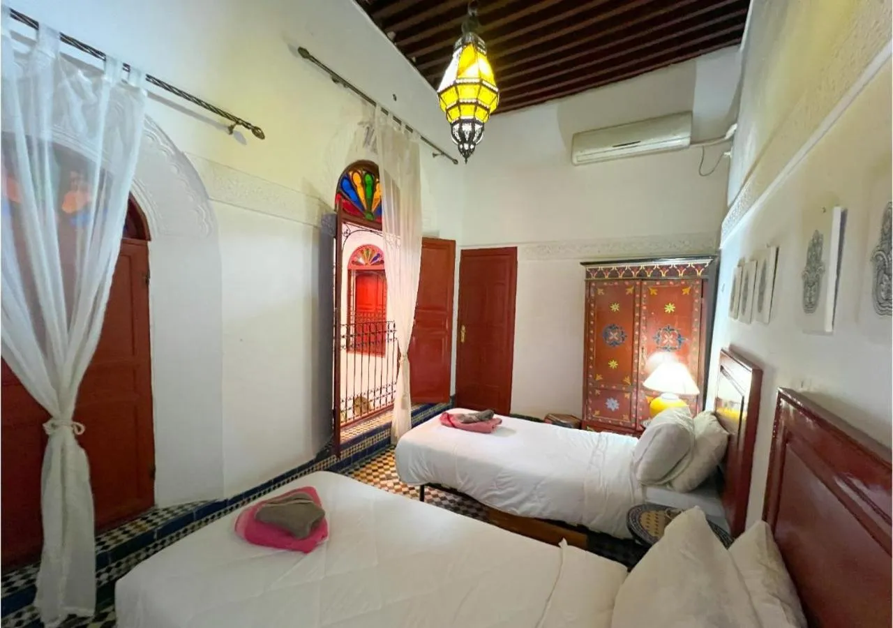 Bed in Riad Dar Iman
