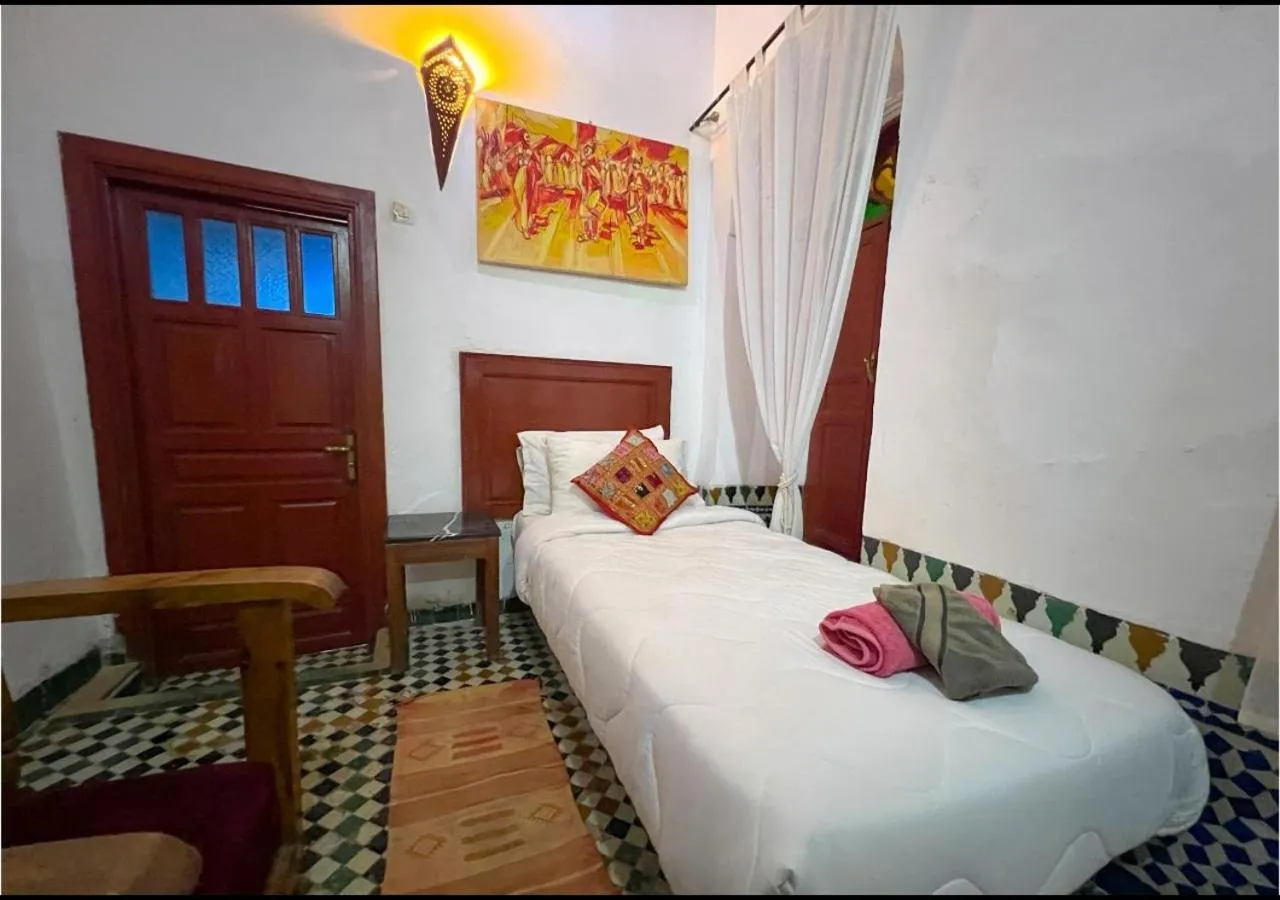 Bed in Riad Dar Iman