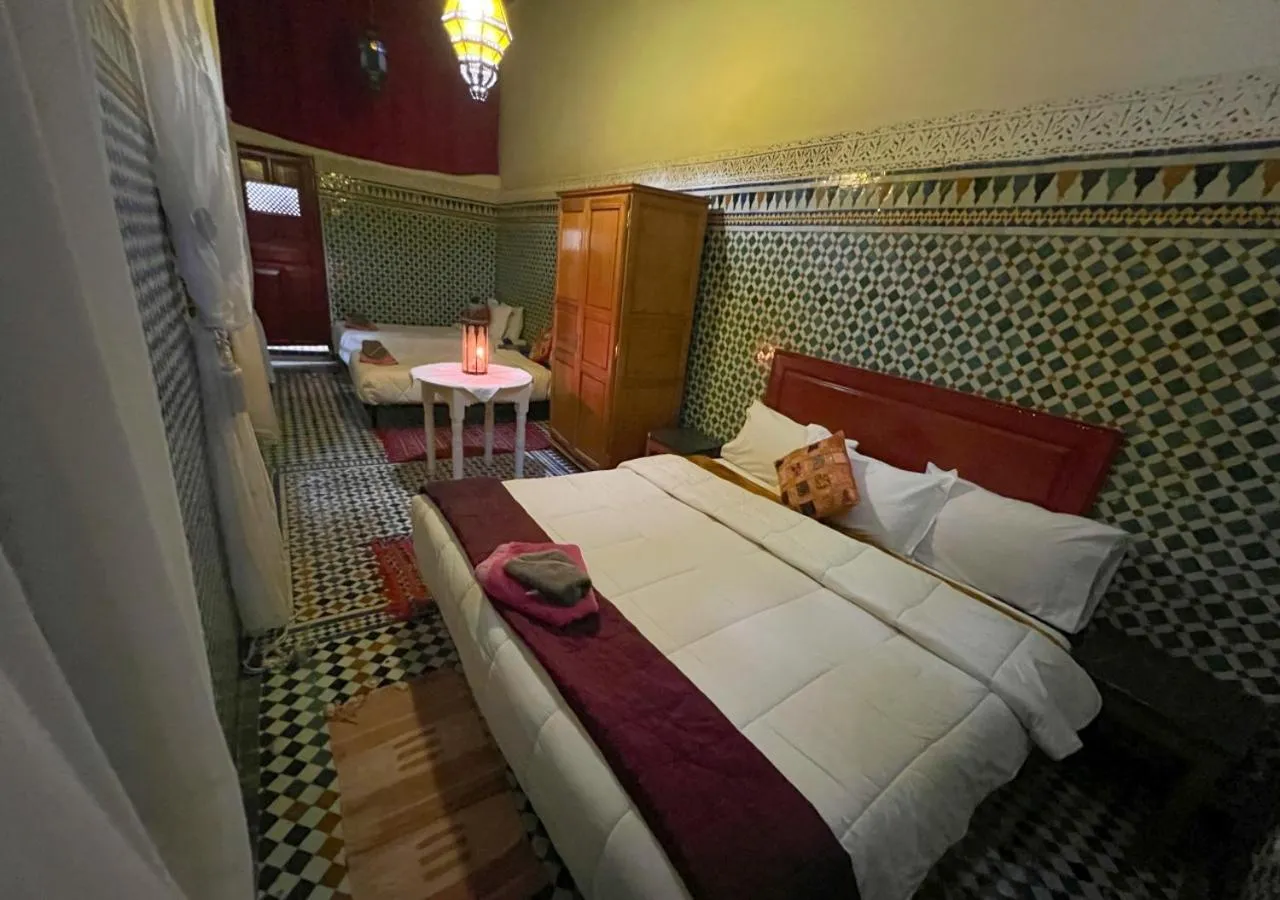 Bed in Riad Dar Iman