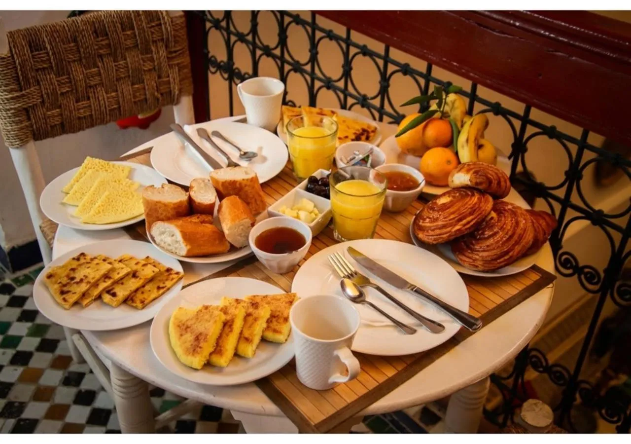 Food and drinks in Riad Dar Iman