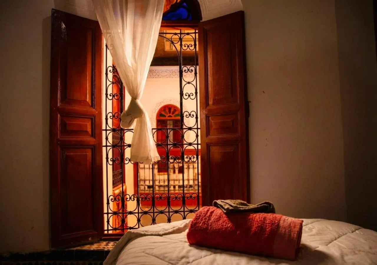 Bedroom, Bed in Riad Dar Iman