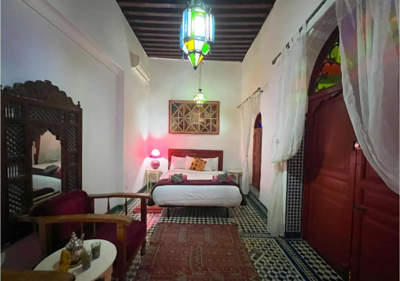 Bed in Riad Dar Iman