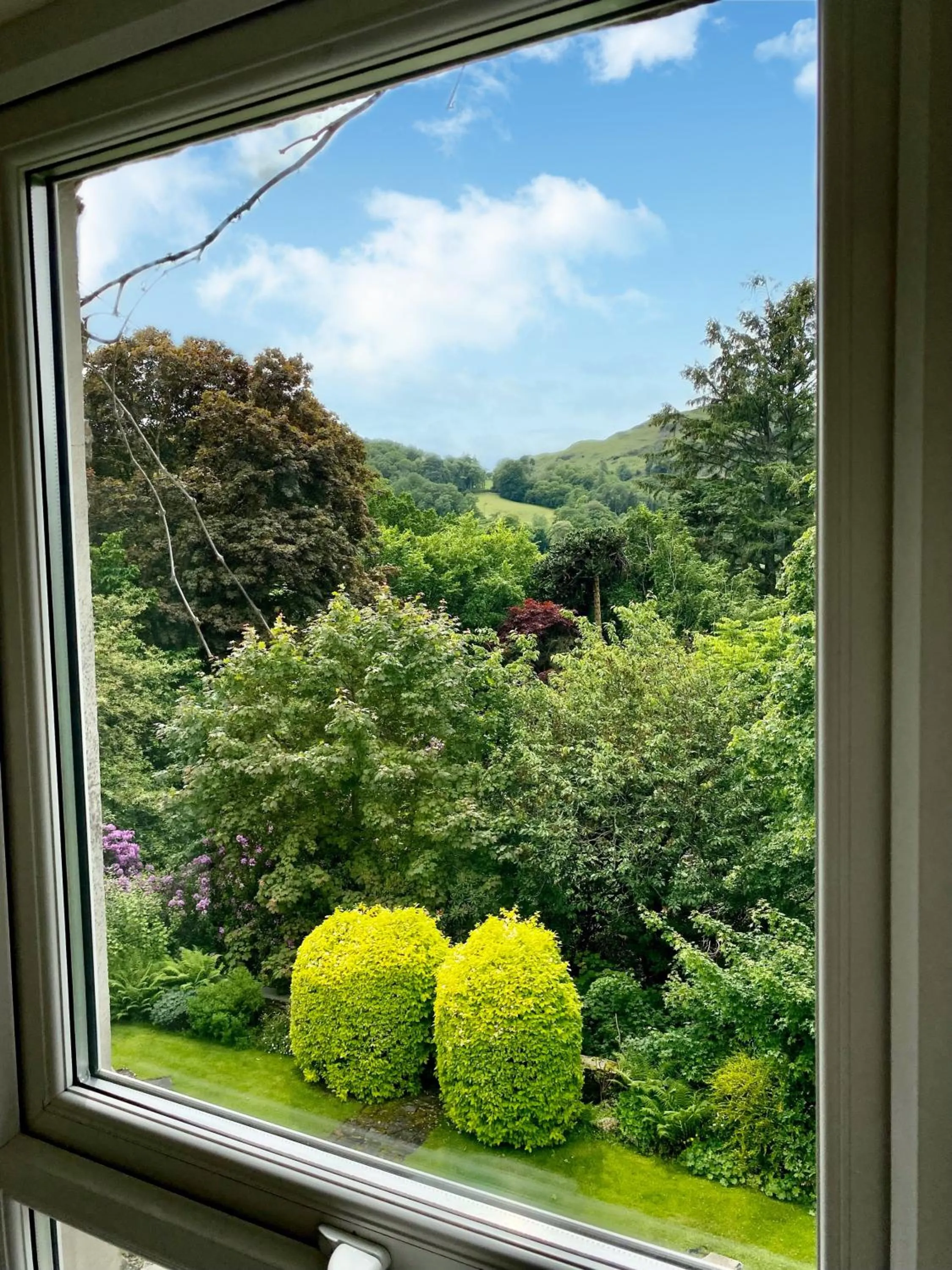 Garden view in Crow How Country Guest House