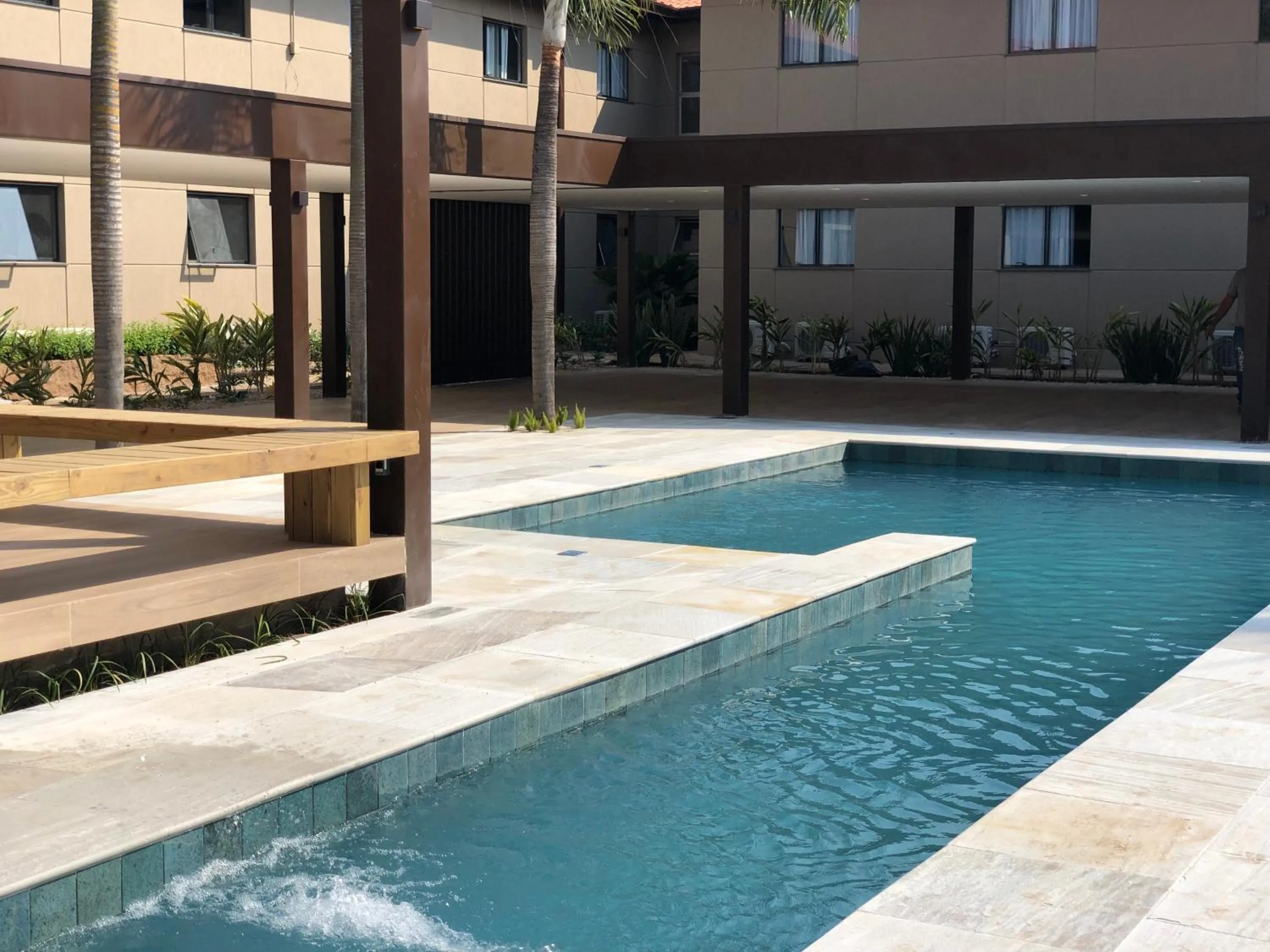 Pool view in Fildi Hotel