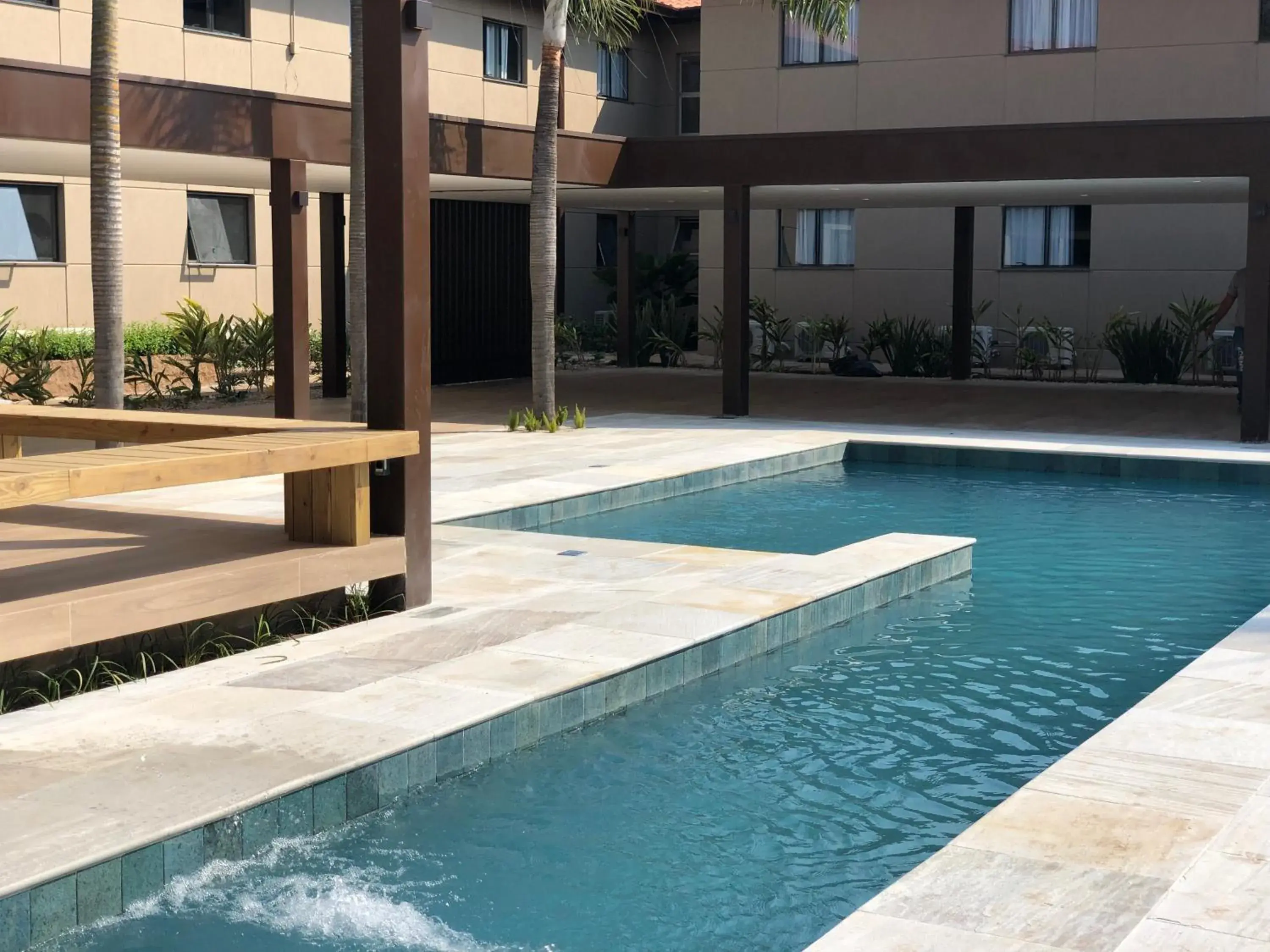 Pool view in Fildi Hotel Pool view in Fildi Hotel