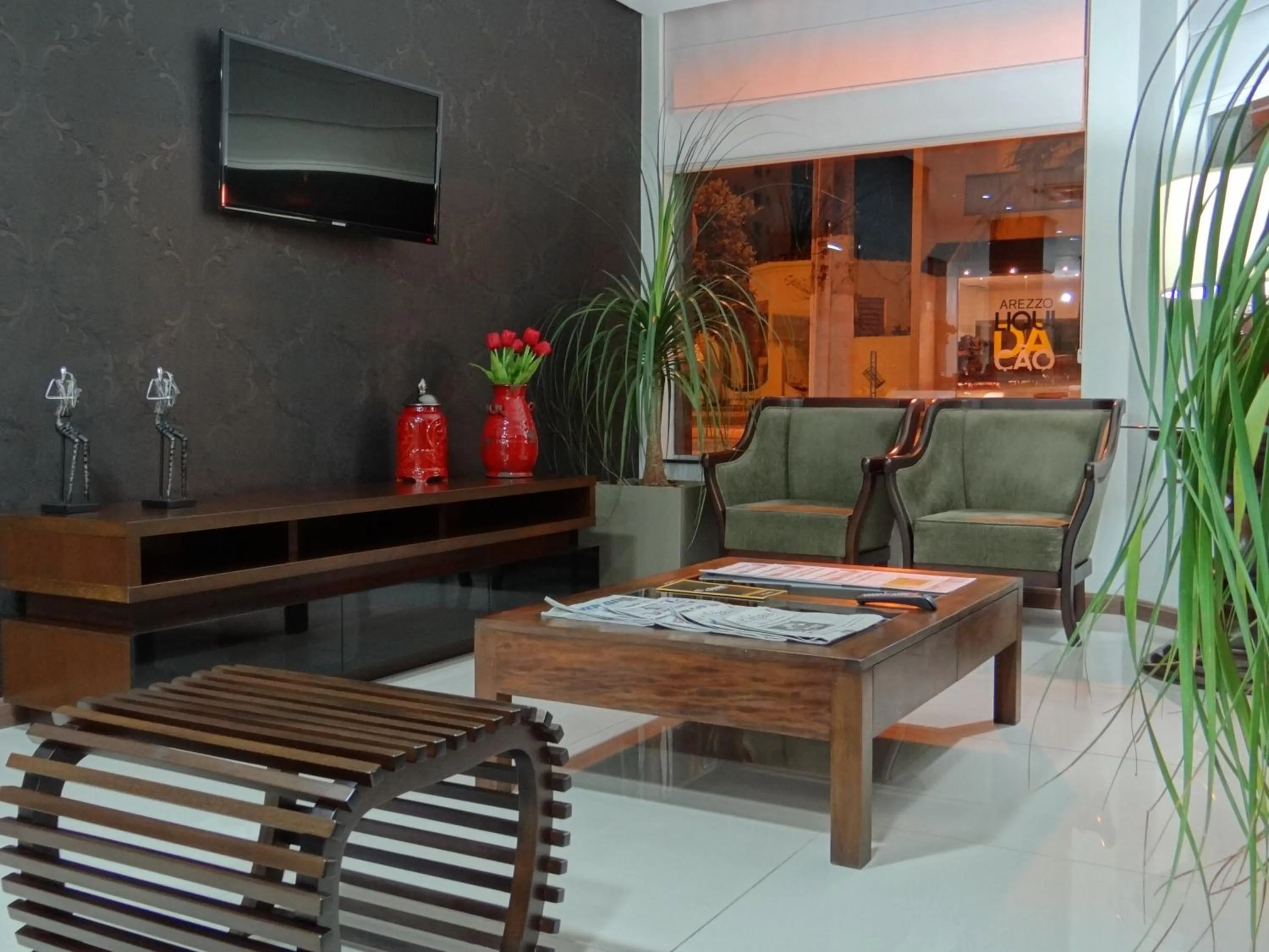 Lobby or reception in Bravo City Hotel Dourados