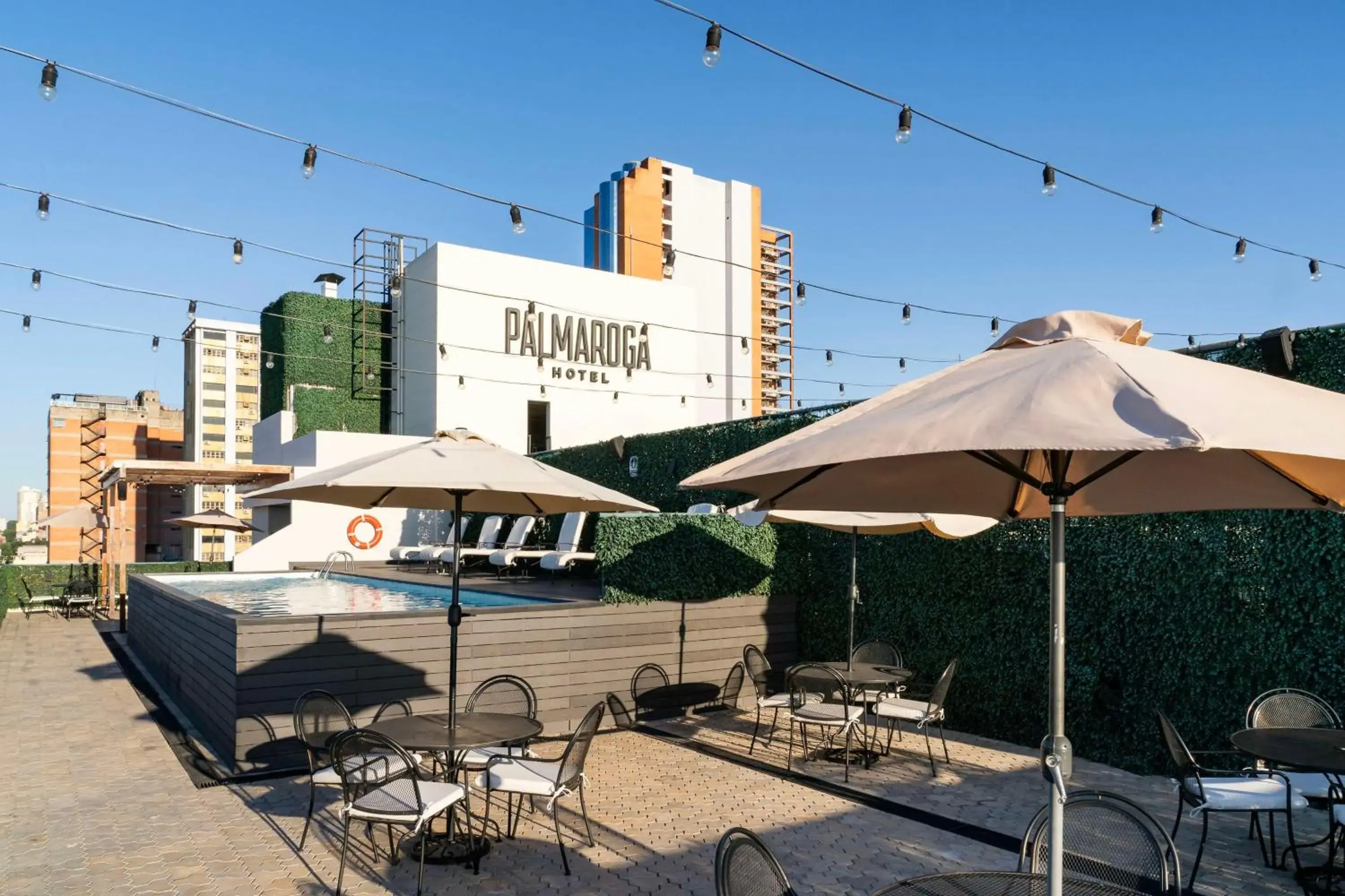 Pool view in Palmaroga Hotel Asuncion, Tapestry Collection by Hilton Pool view in Palmaroga Hotel Asuncion, Tapestry Collection by Hilton