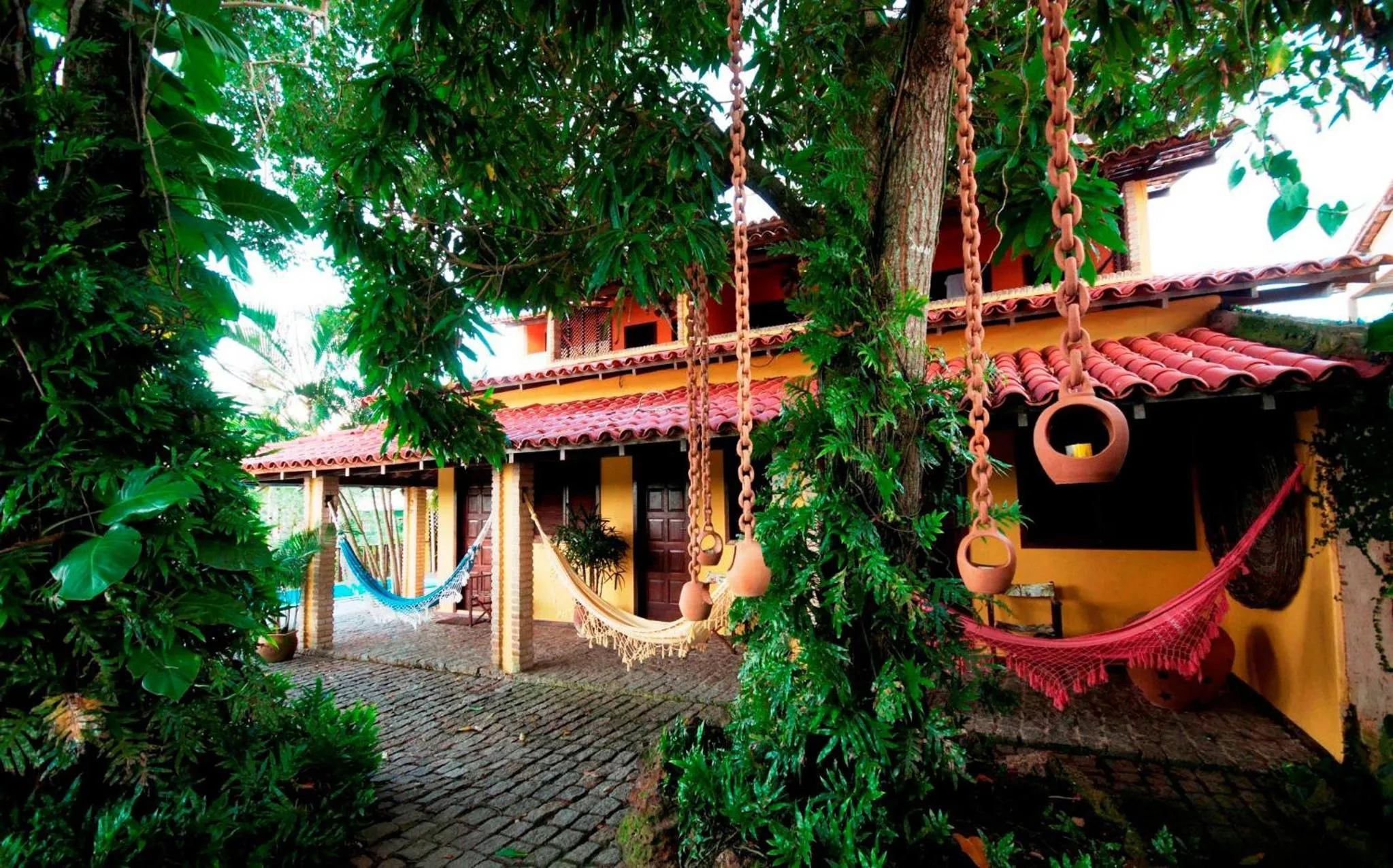 Garden in Pousada Canto do Rio