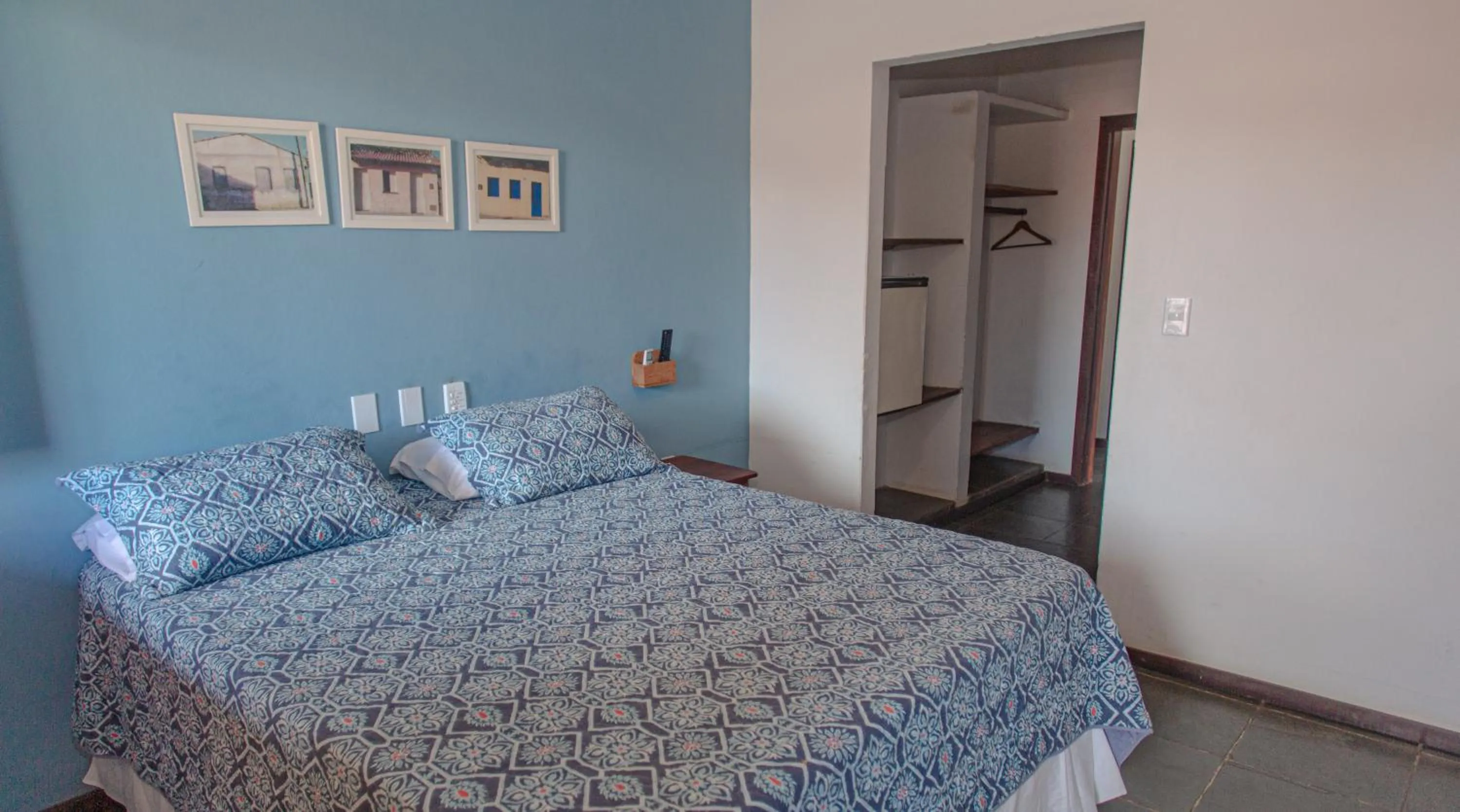 Bed in Pousada Canto do Rio