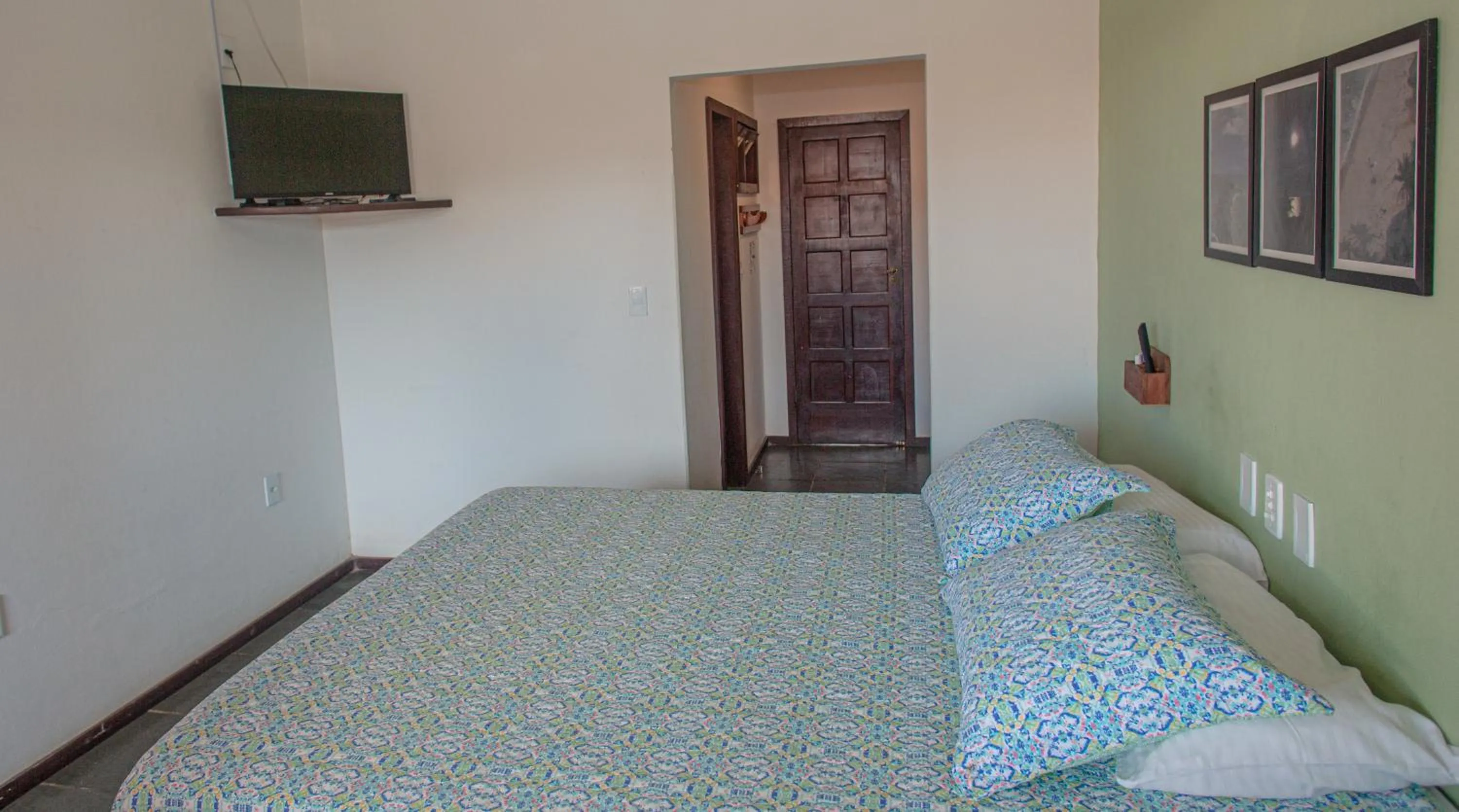 Bed in Pousada Canto do Rio