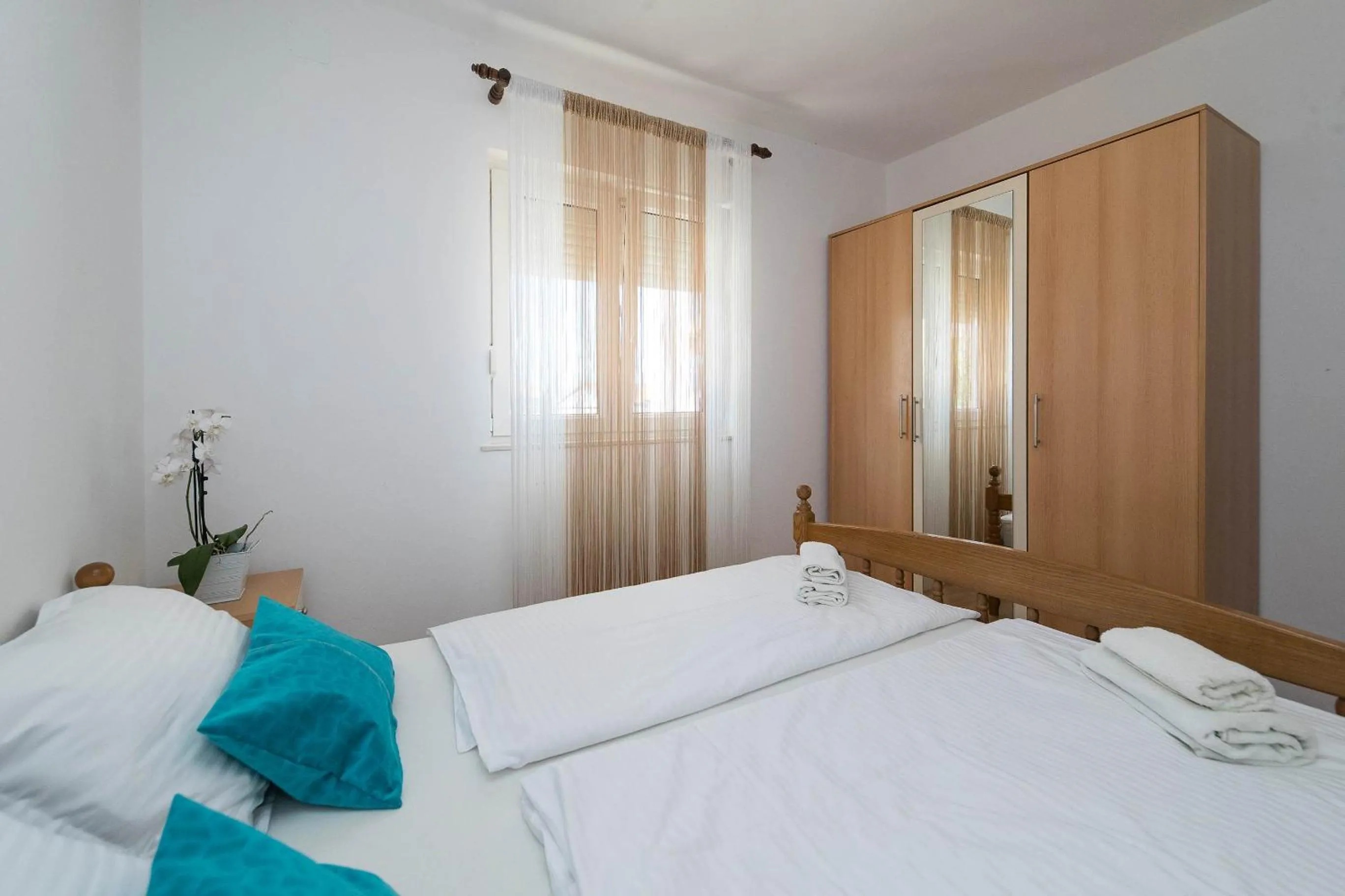 Bed in Apartmani Jordanka