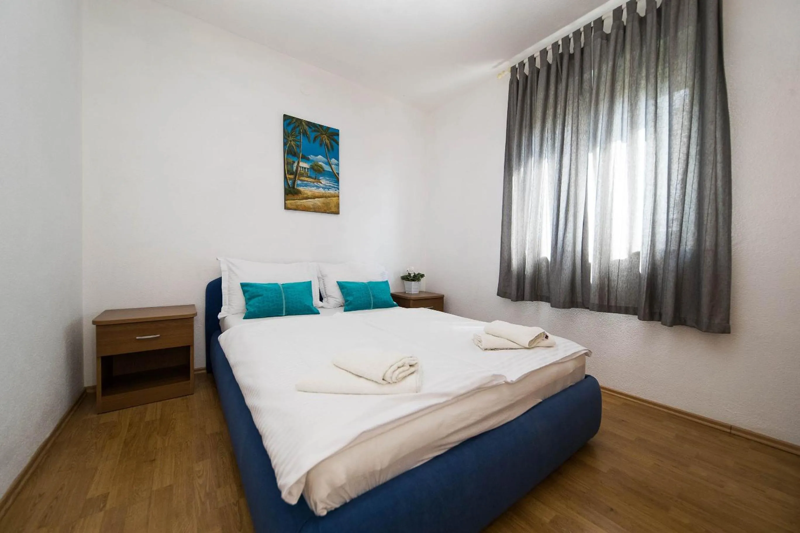 Bed in Apartmani Jordanka