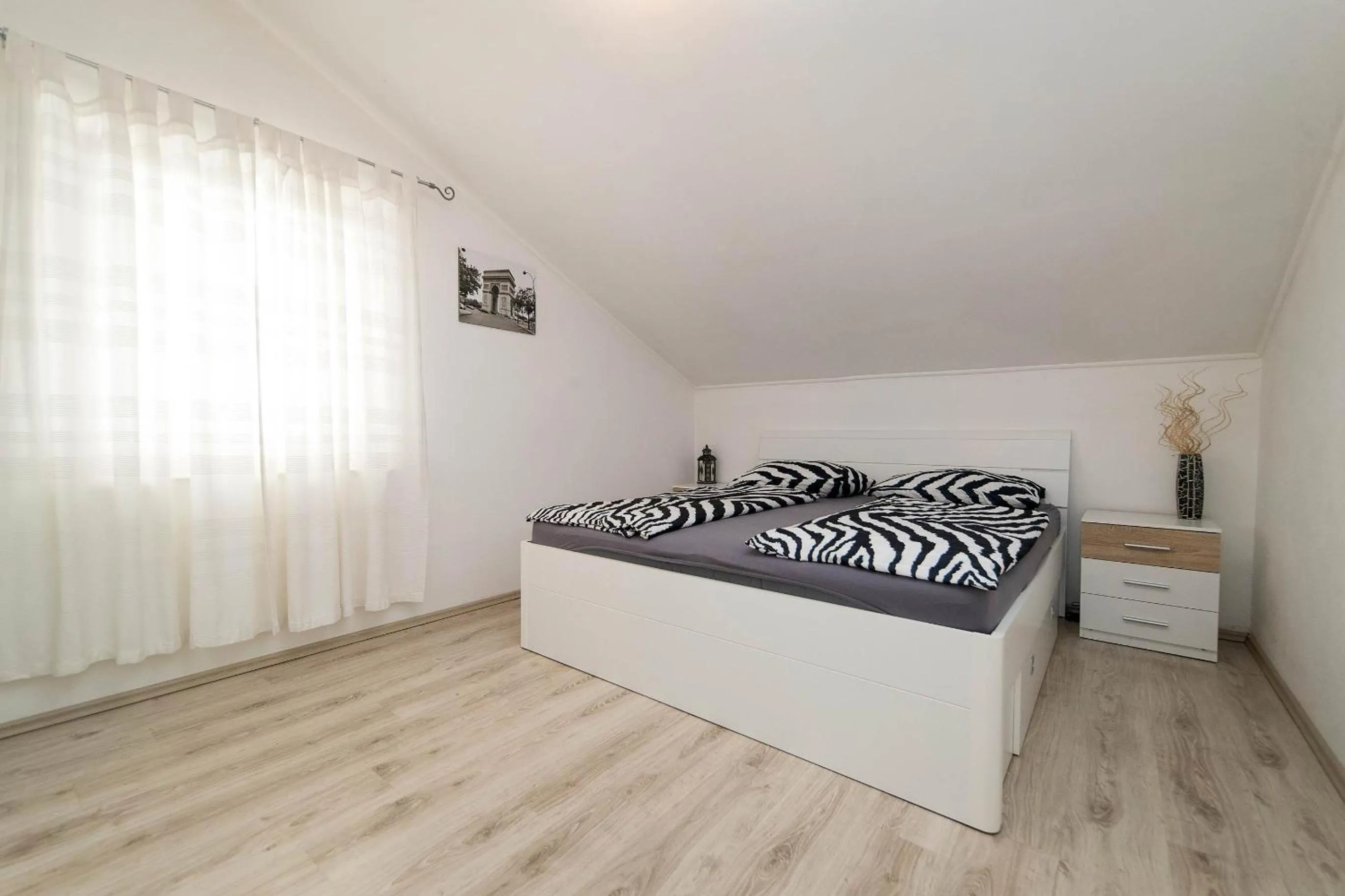 Bed in Apartmani Jordanka
