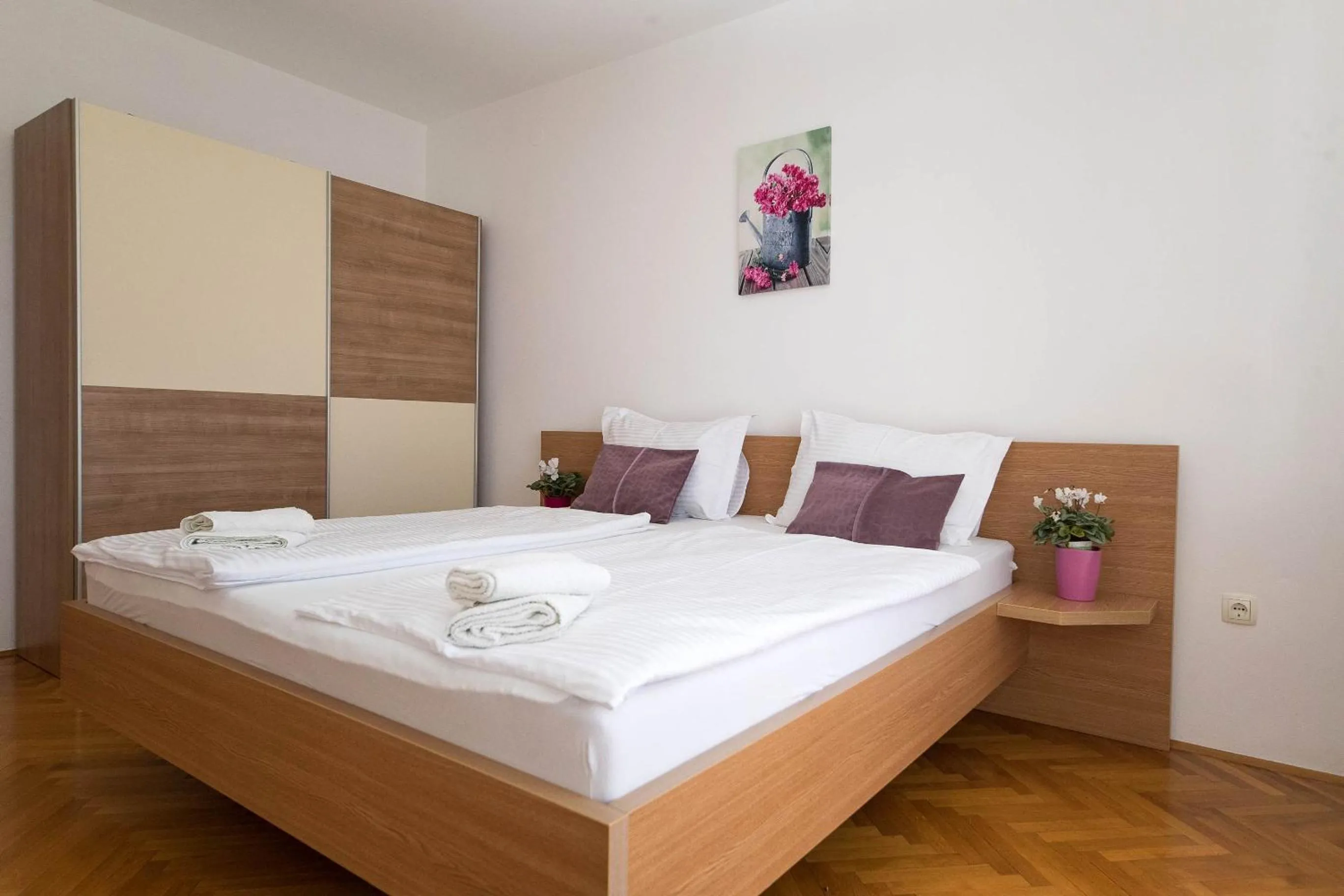 Bed in Apartmani Jordanka