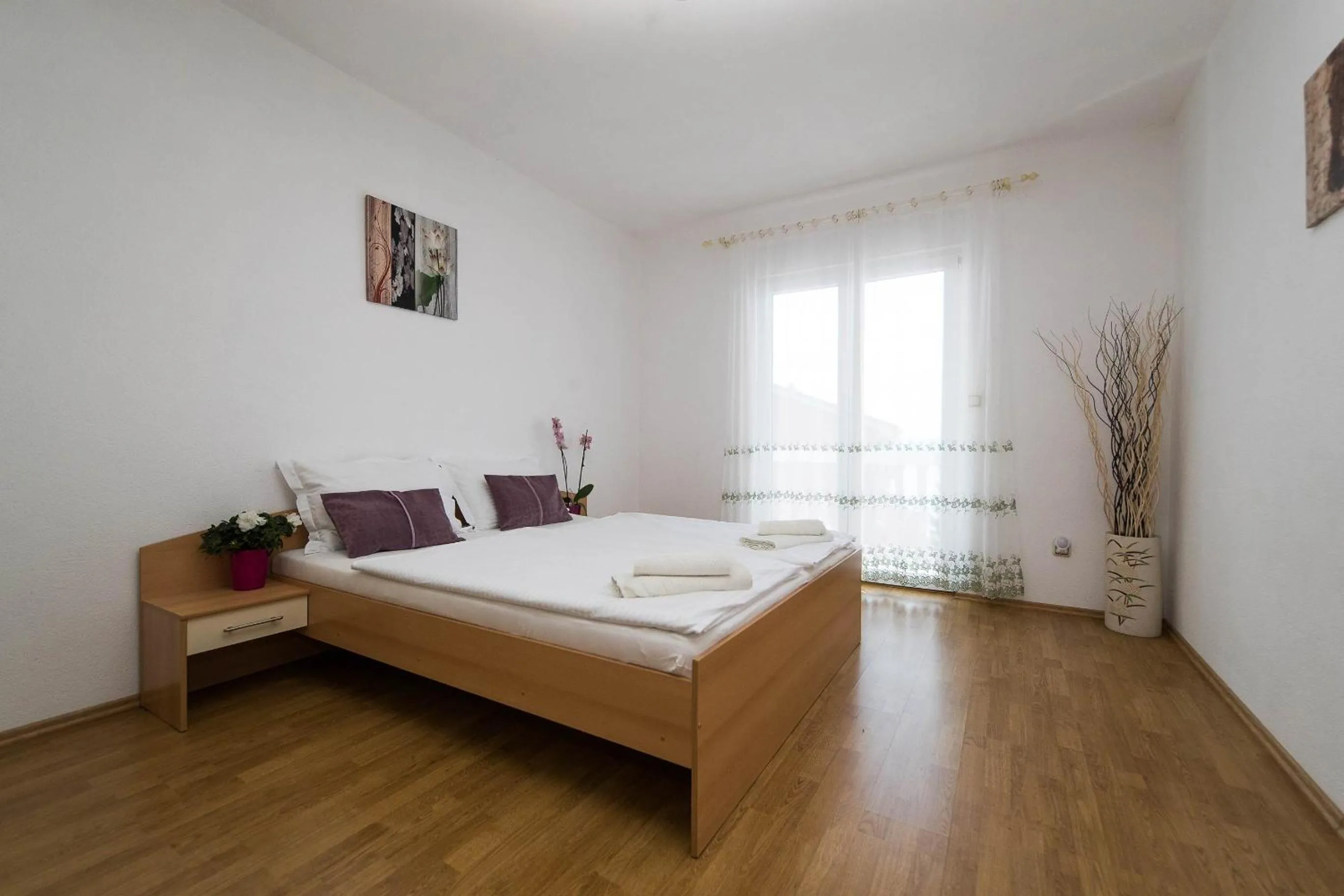Bed in Apartmani Jordanka