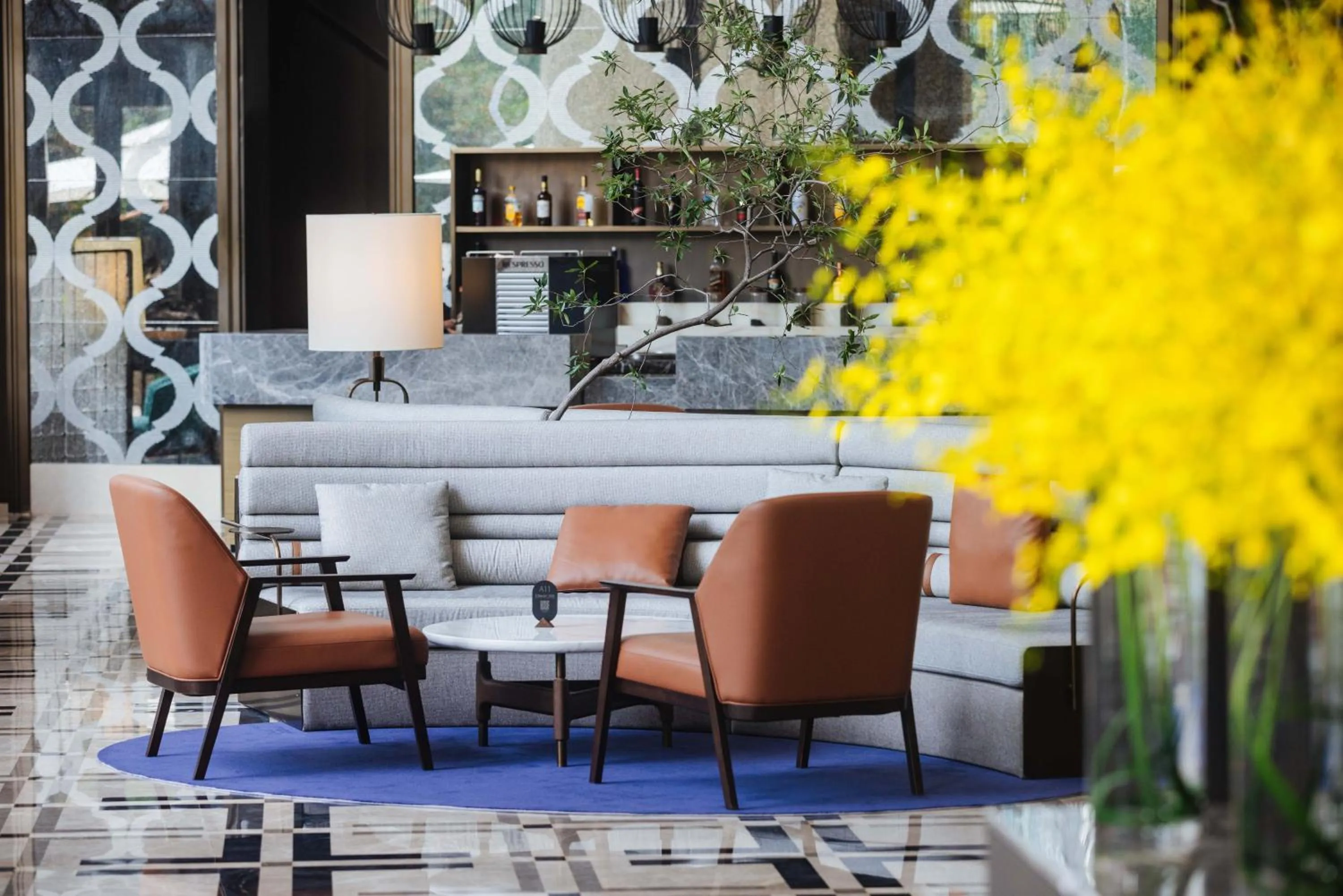 Lobby or reception in Pan Pacific Ningbo