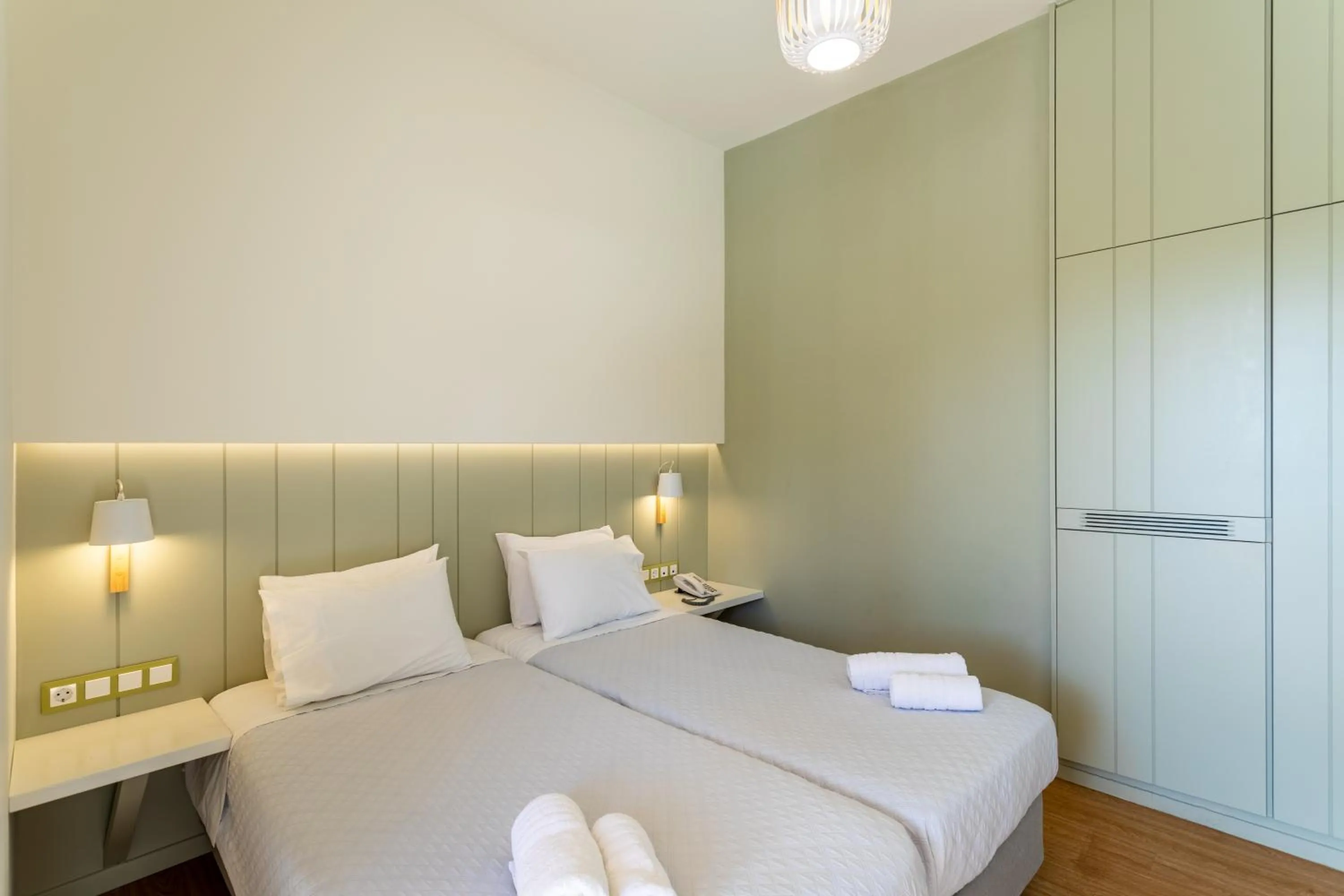 Photo of the whole room, Bed in Lefktron Hotel