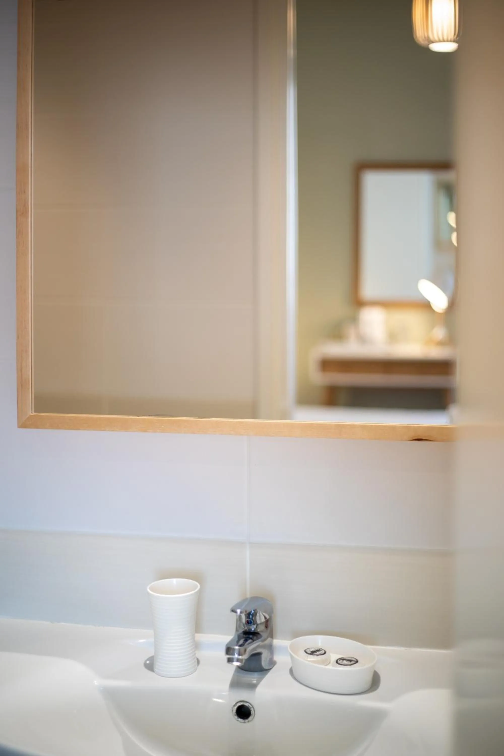 Bathroom in Lefktron Hotel