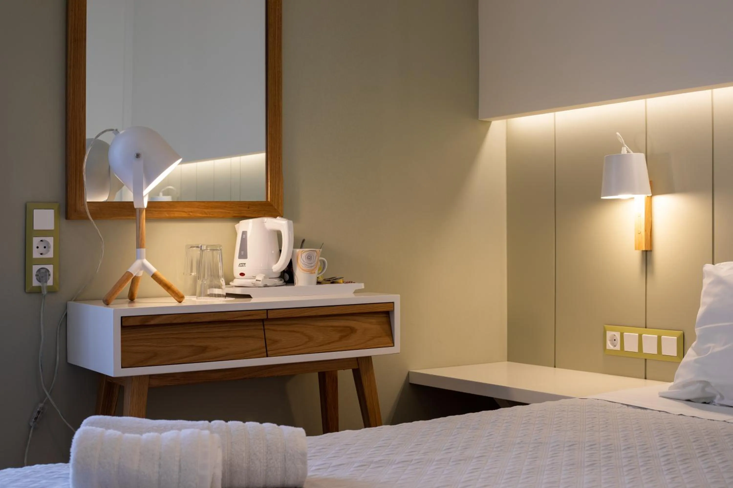 Photo of the whole room, Bed in Lefktron Hotel