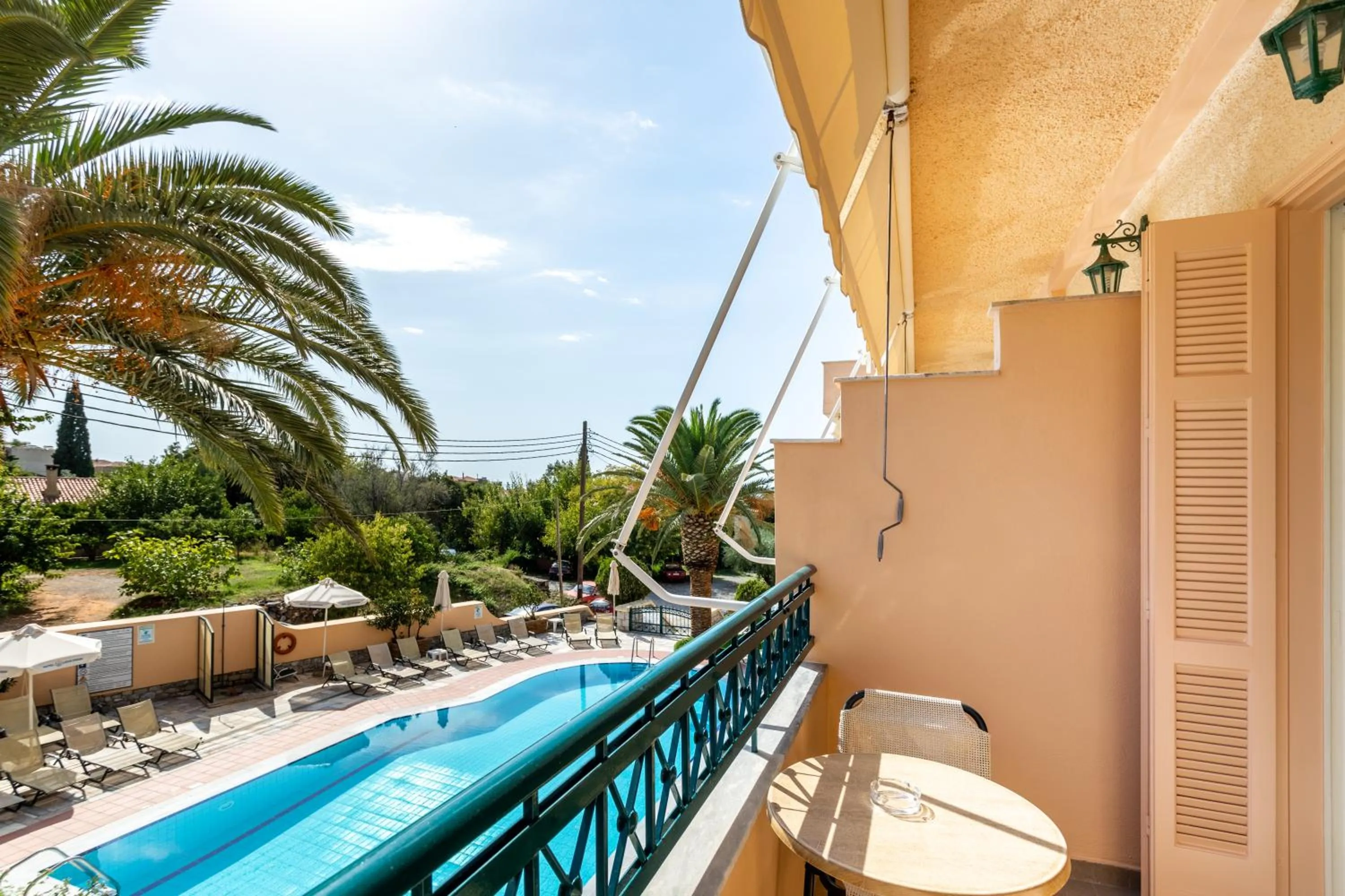 Balcony/Terrace in Lefktron Hotel
