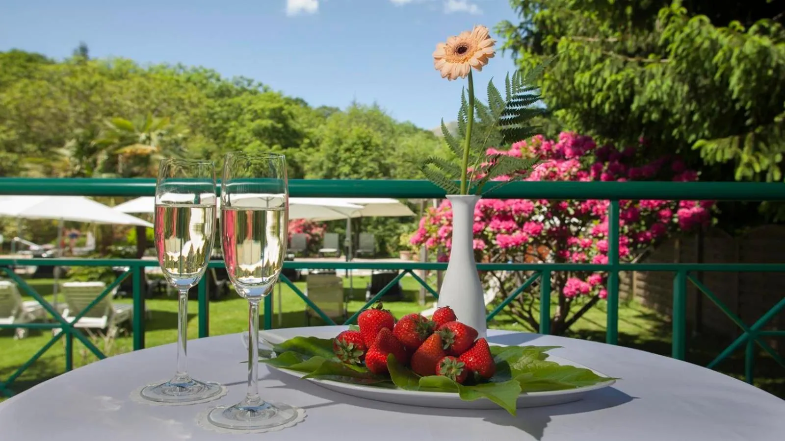 Balcony/Terrace in Hotel & Spa Cacciatori