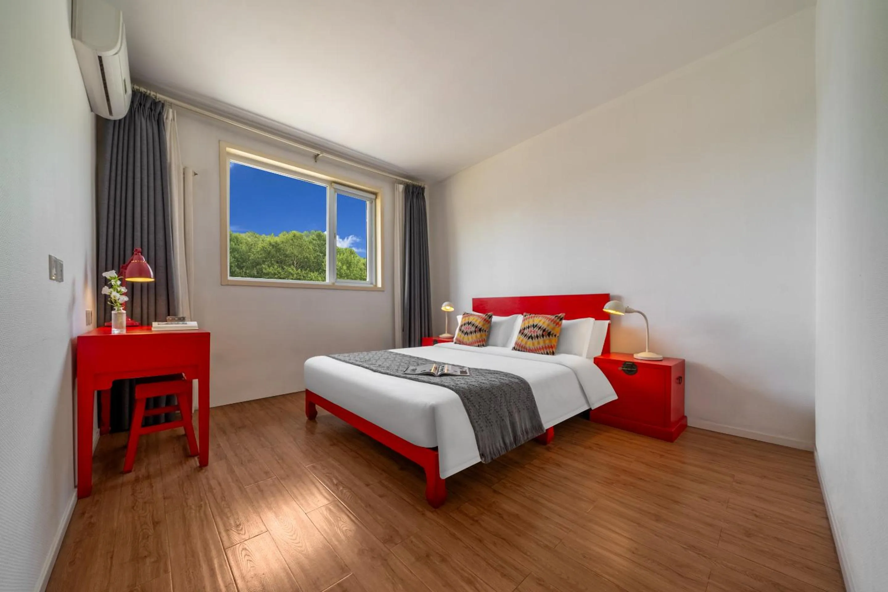 Bed in Peking Youth Hostel